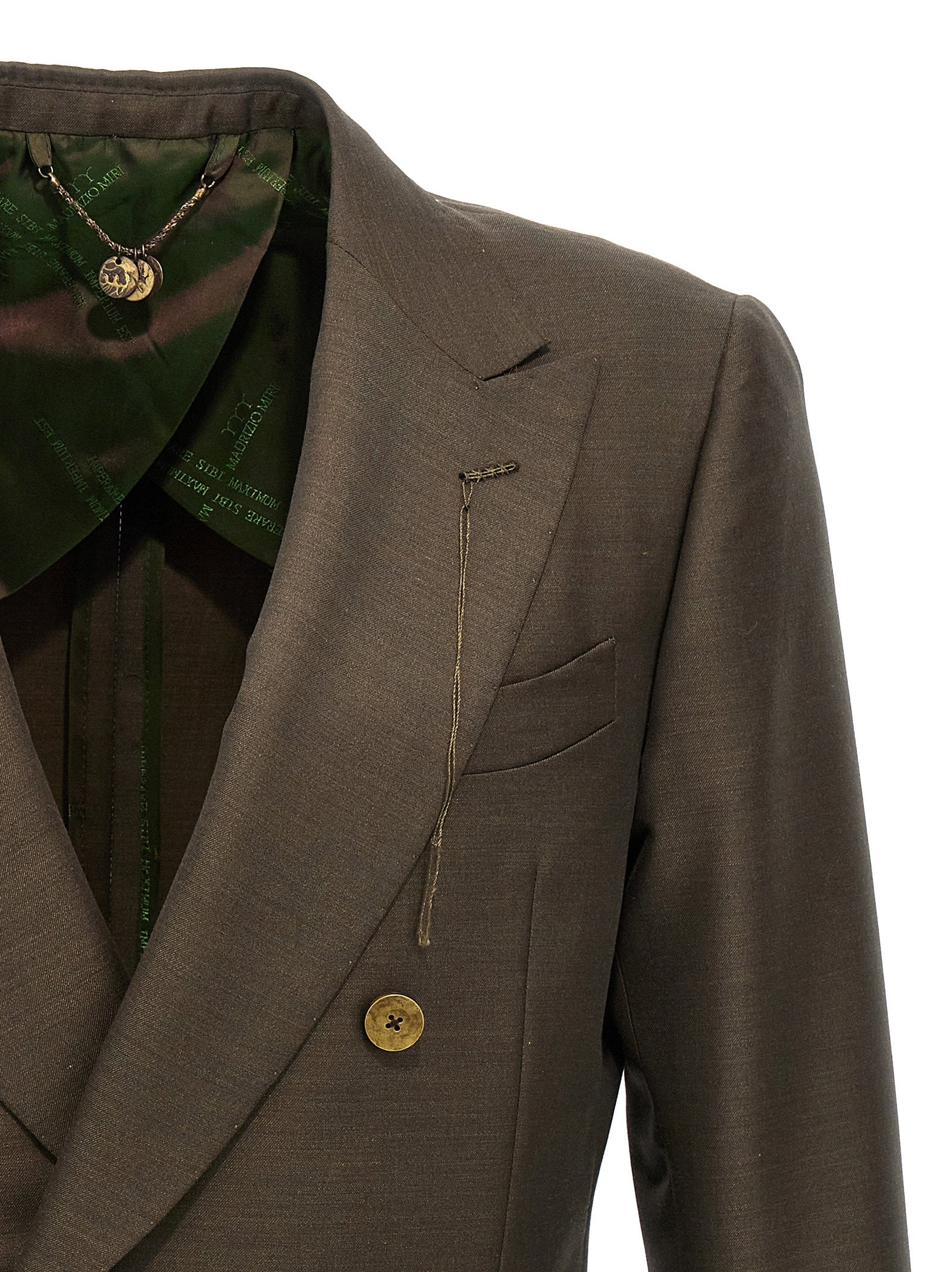 Maurizio Miri Double-breasted Blazer – 46% wo, 43% wm, 11% se - view 3