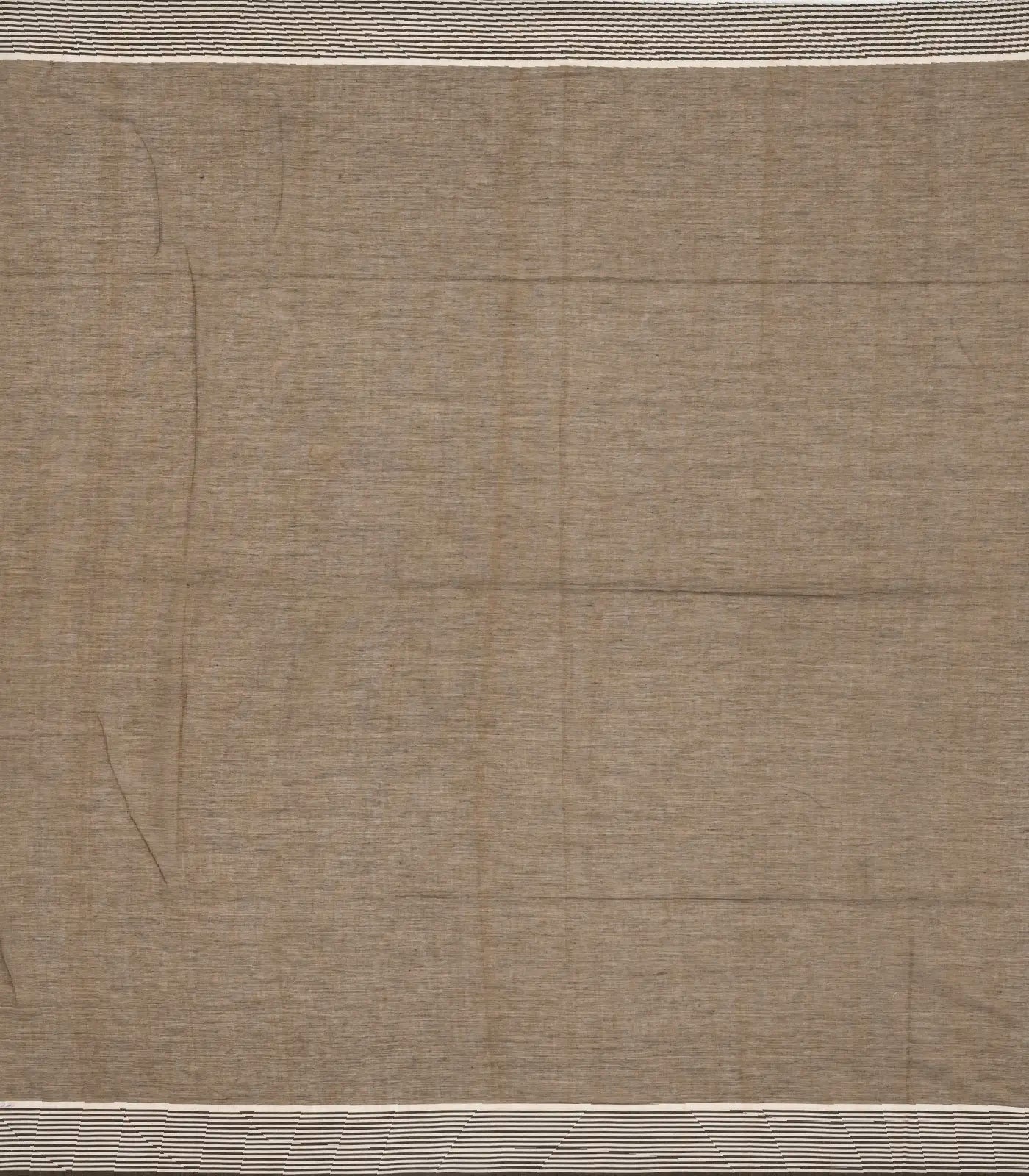 RmKV Dark Grey Handloom Bengal Cotton Saree With Floral Buttas - view 4