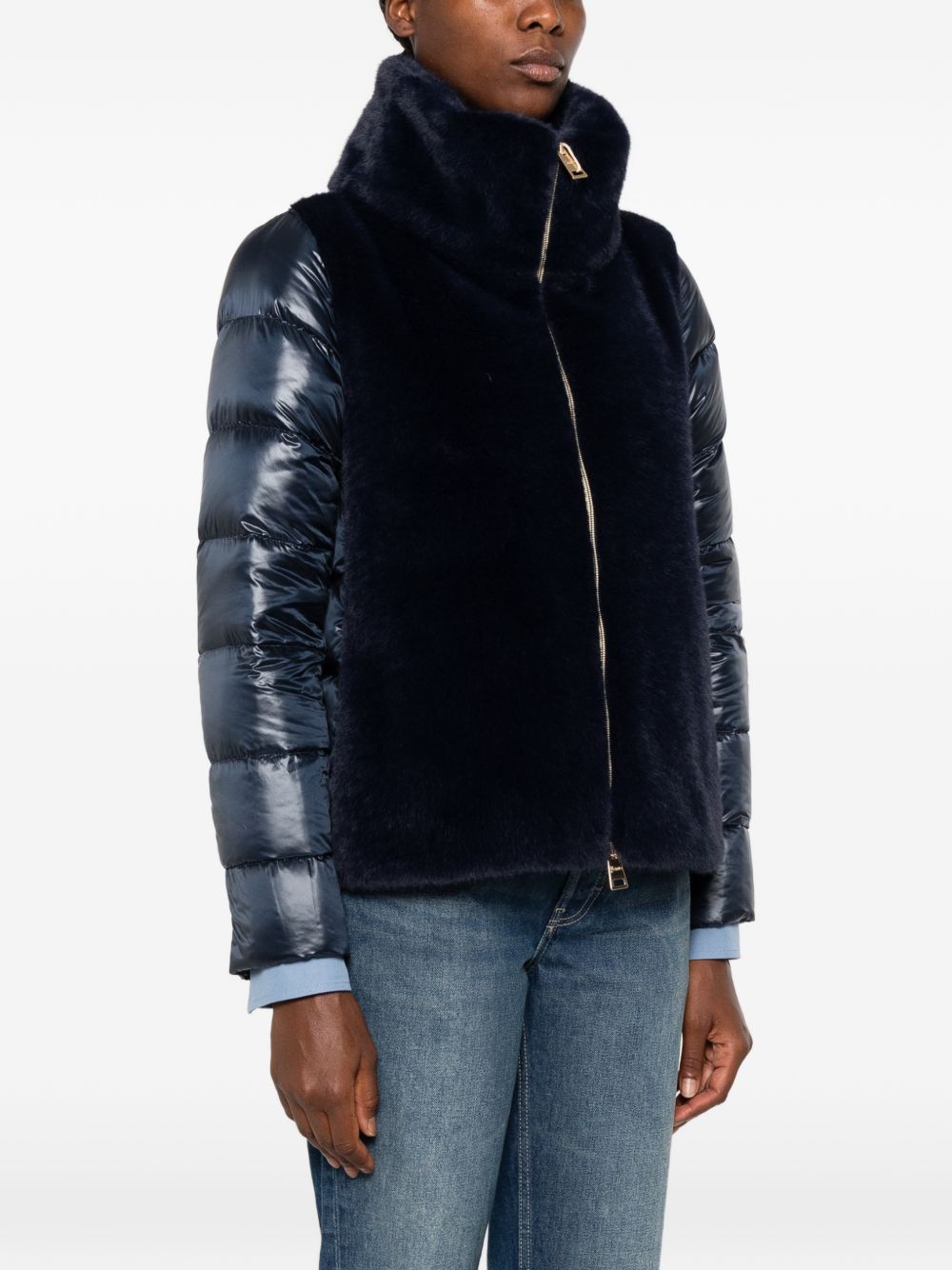 Herno Quilted Coat – Outer: Polyester 100% - view 2