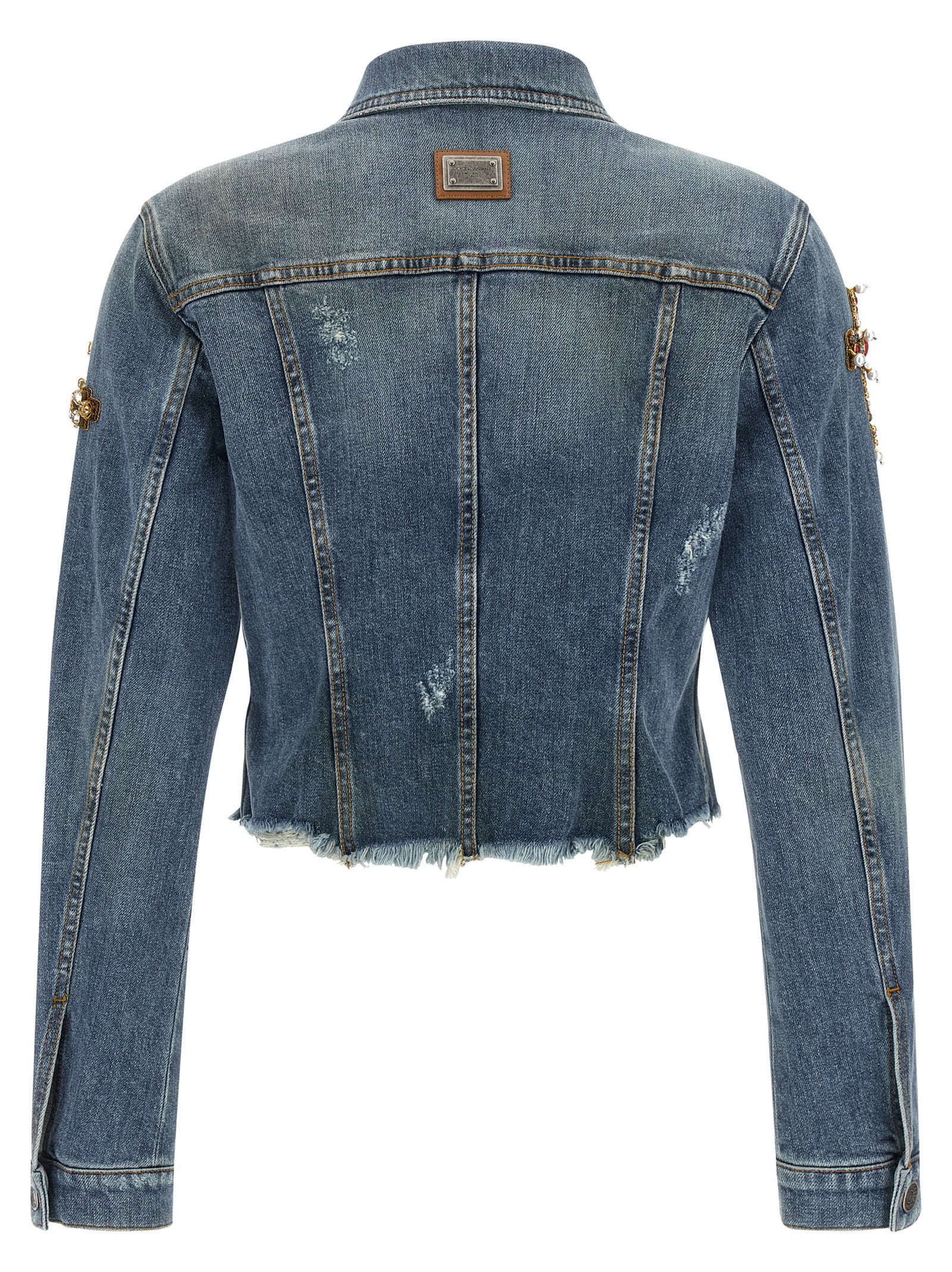 Dolce & Gabbana Cross Denim Jacket – 99% cotton, 1% elastane - view 2
