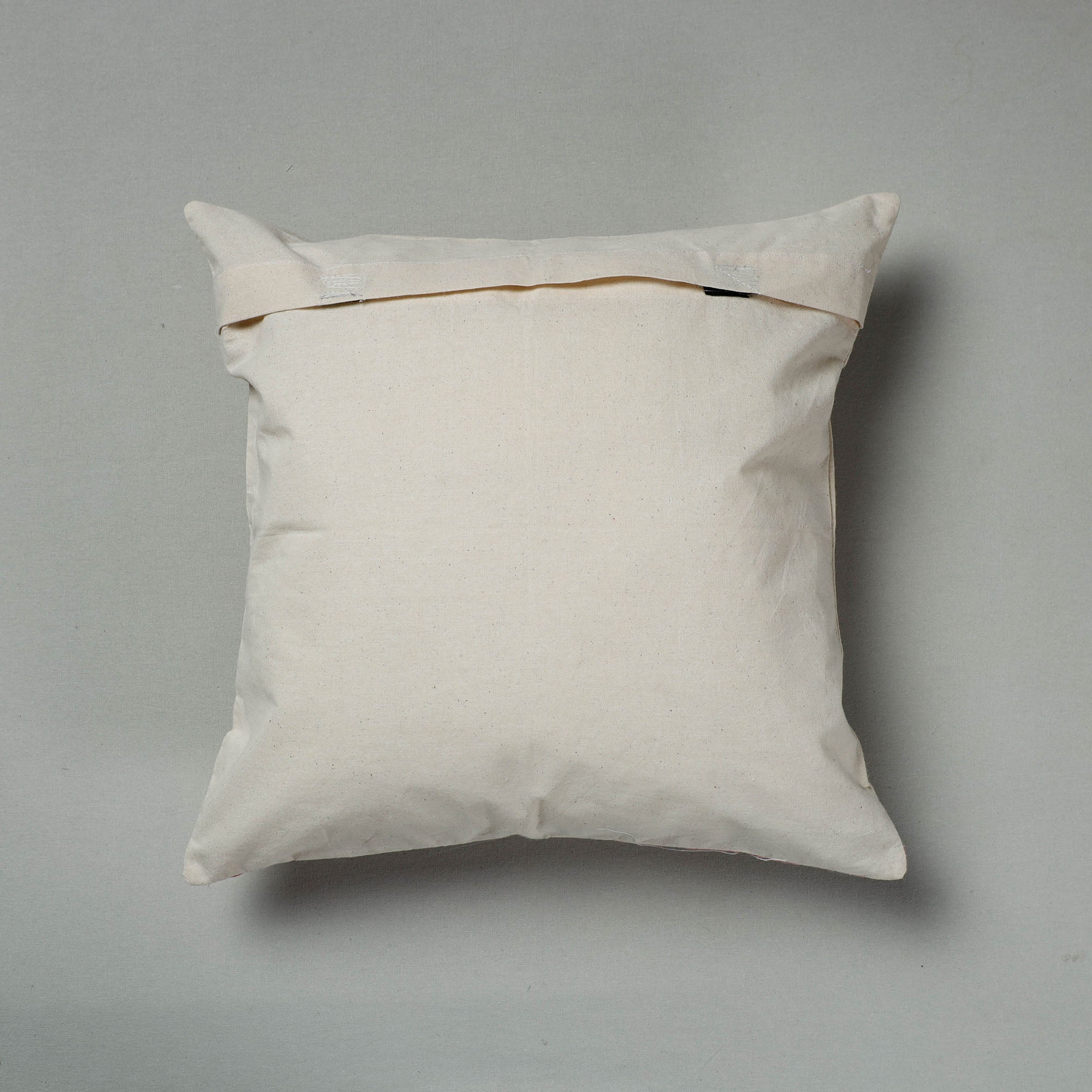 ASHOKA ASSEMBLE - CELEBRATING CRAFTS OF ODISHA Brown - Pipli Applique Work Cotton Cushion Cover (16 x 16 in) - view 3