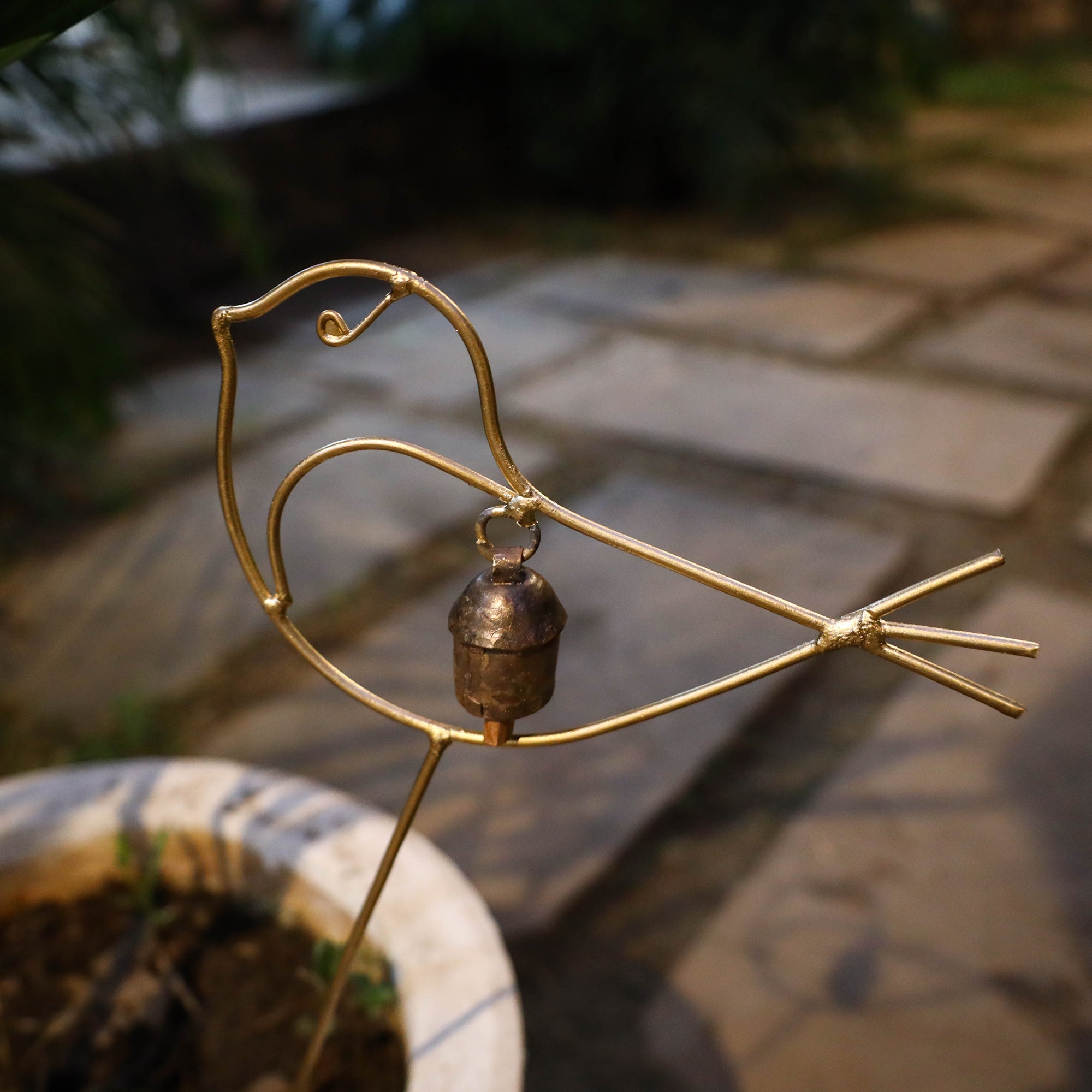KACHCHH JI CHHAAP Bird - Kutch Copper Coated Bell Stick - view 3