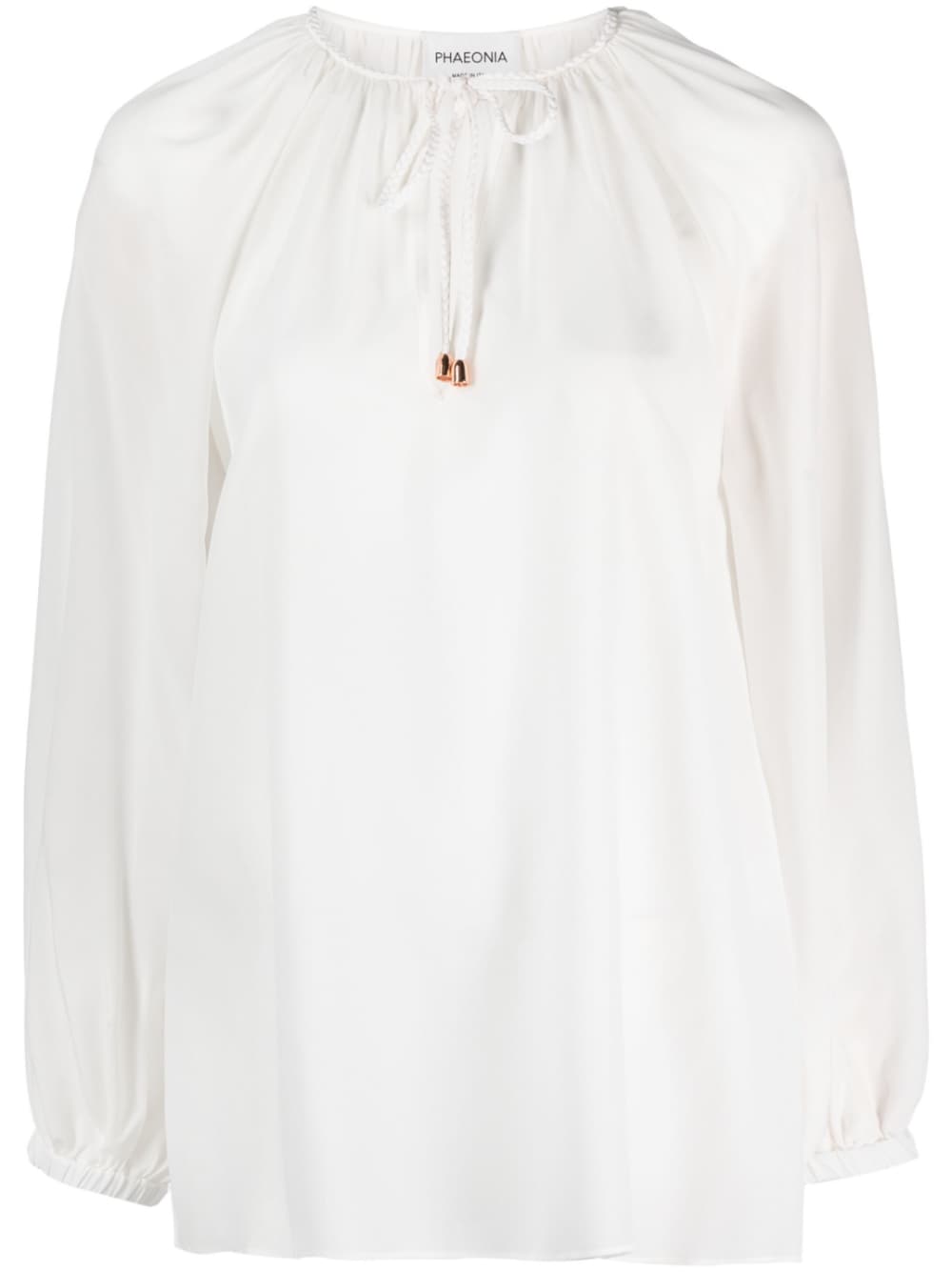 Phaeonia Anita long sleeves blouse – Silk 100%
