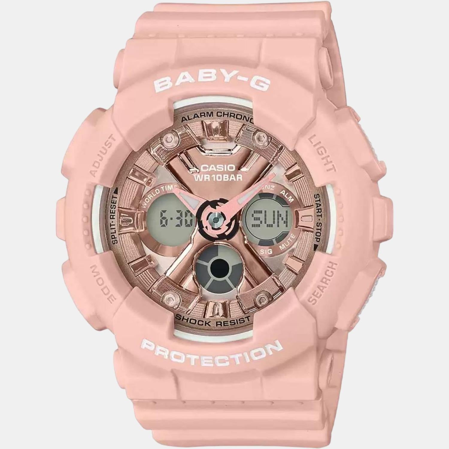 Casio Baby-G Women Quartz Rose Gold Dial Analog-Digital Resin Watch BX167 - view 2