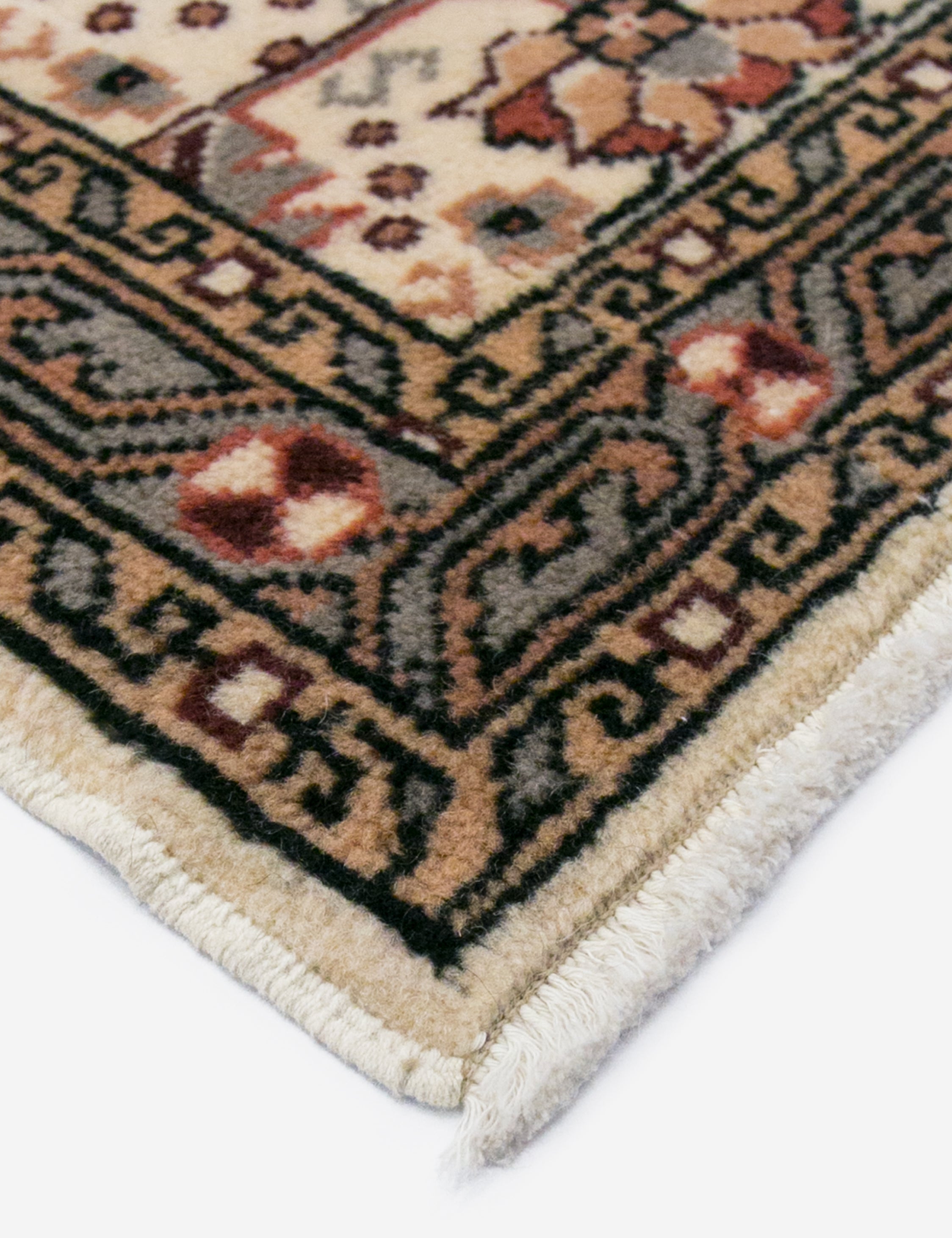 Lulu and Georgia Vintage Turkish Hand-Knotted Wool Runner Rug No. 234, 3' x 9'8" - view 2