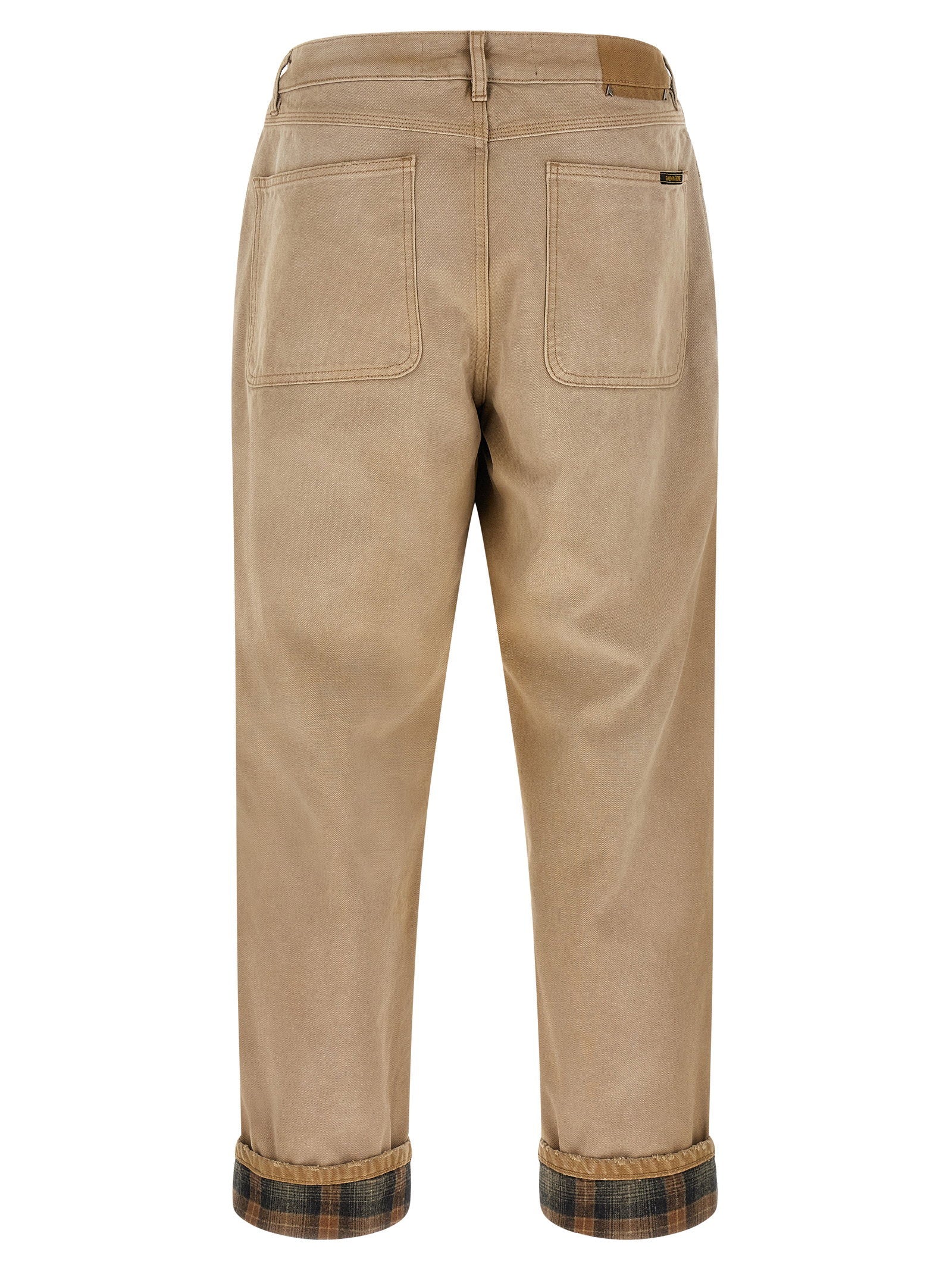 Golden Goose Journey Russell Trousers With Check Lapels - view 2