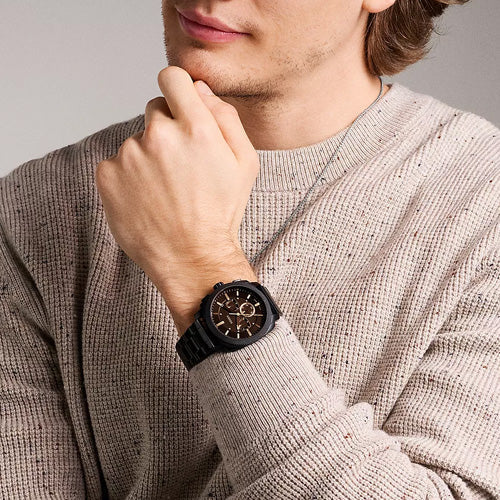 Fossil Machine Black Dial Men 44mm FS6097 - view 2