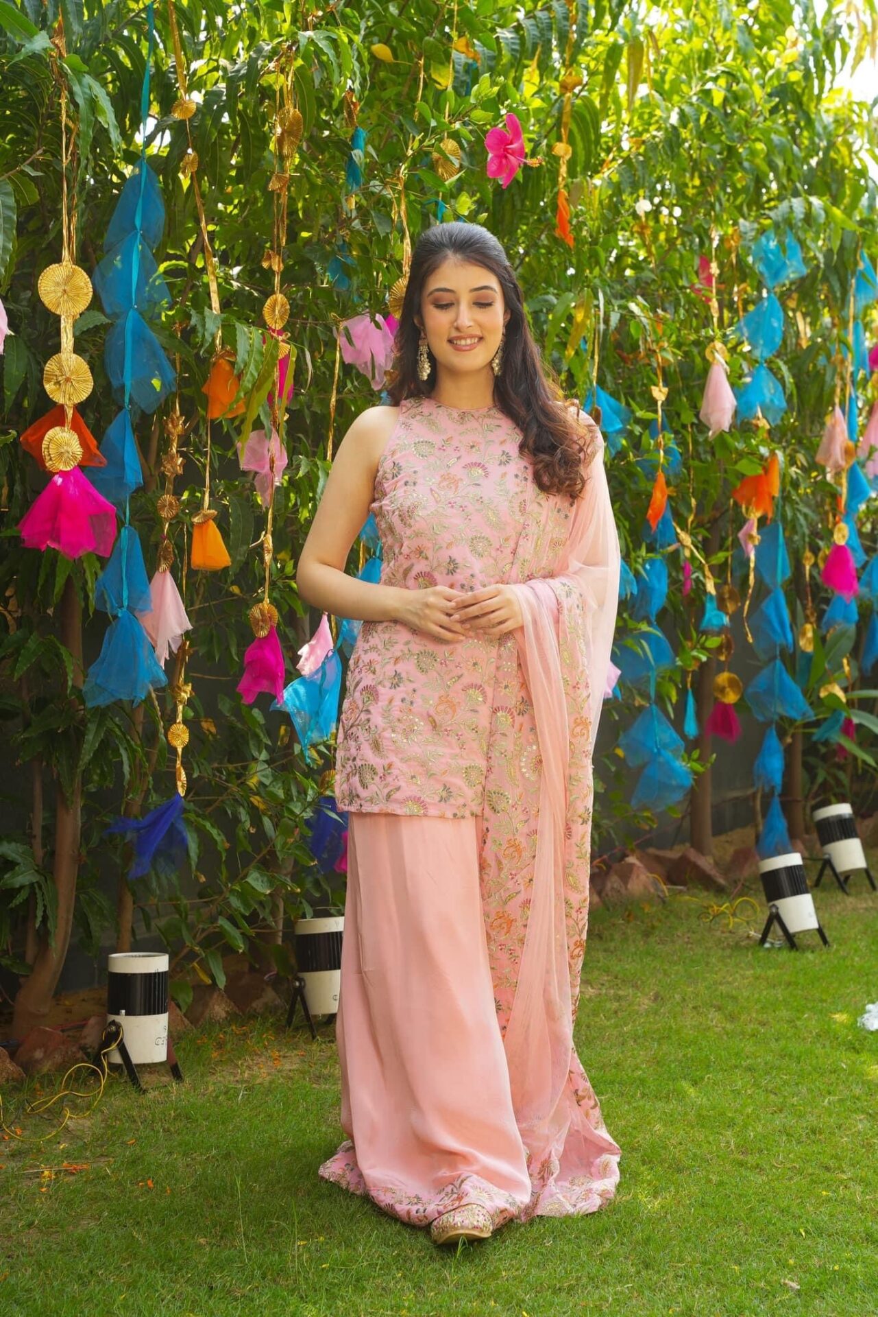 Idaho-o Remi embroidered short kurta set - view 2