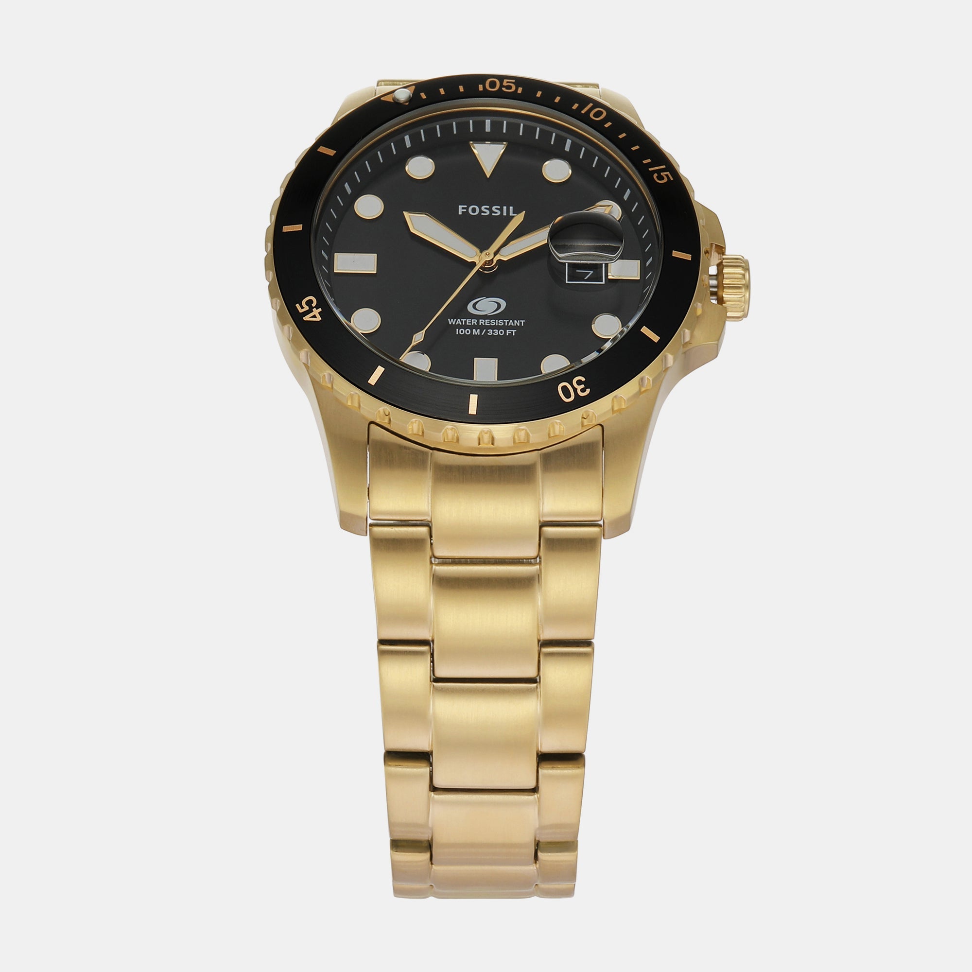 Fossil Blue Dive Men Quartz Black Dial Analog Stainless Steel Watch FS6035 - view 2