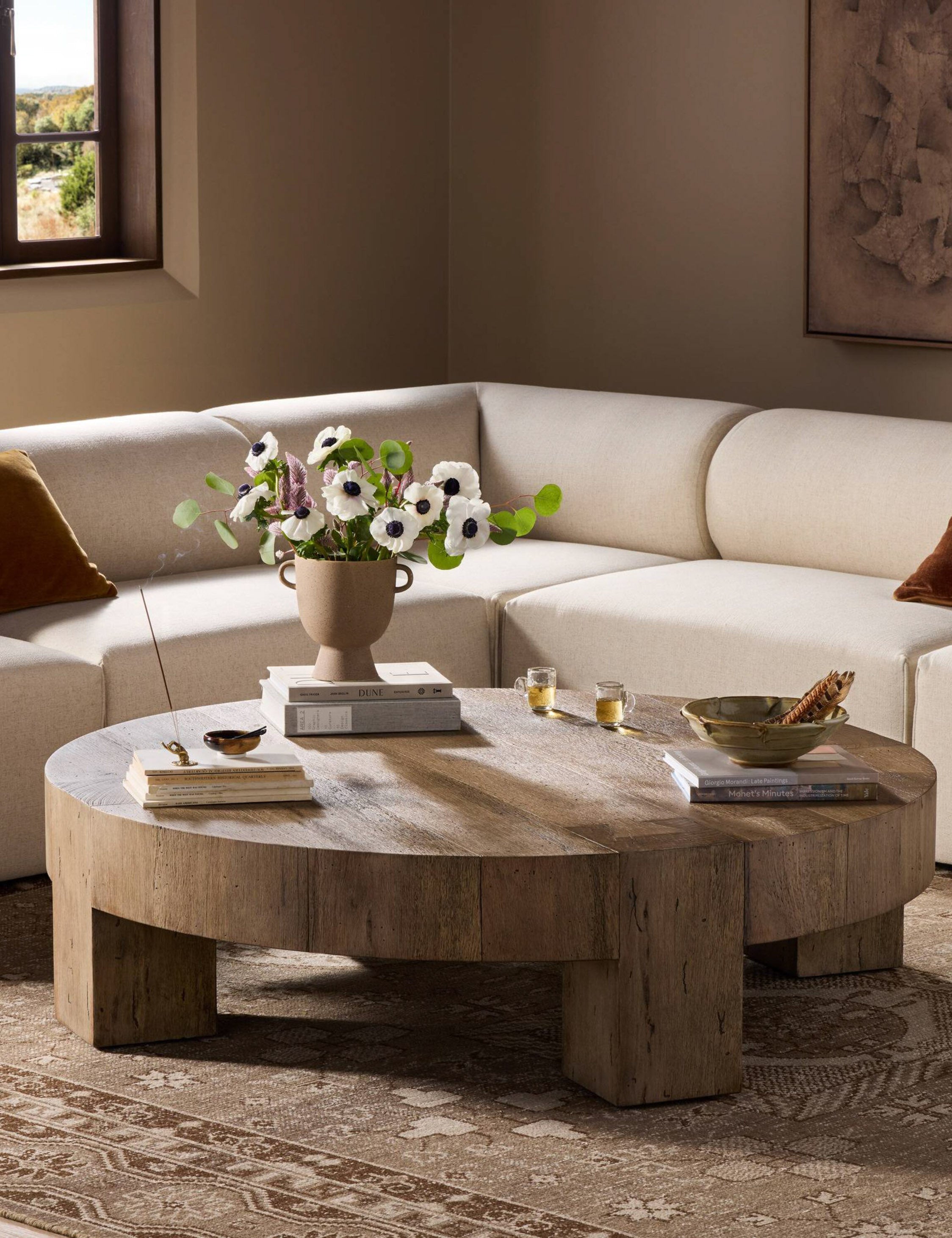 Lulu and Georgia Bevan Round Coffee Table – Natural - view 2