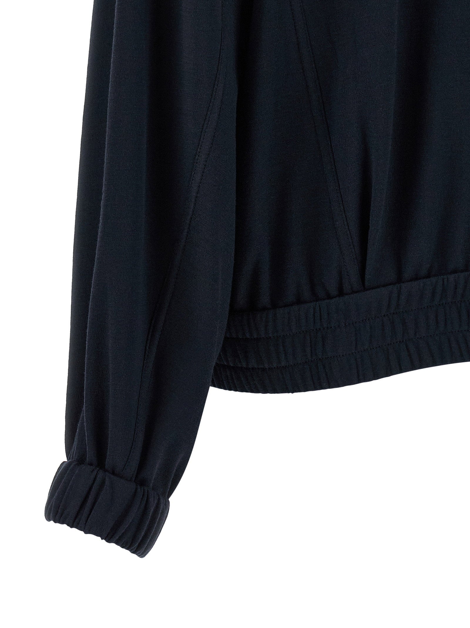 Brunello Cucinelli Shiny Zipper Pull Sweatshirt - view 4