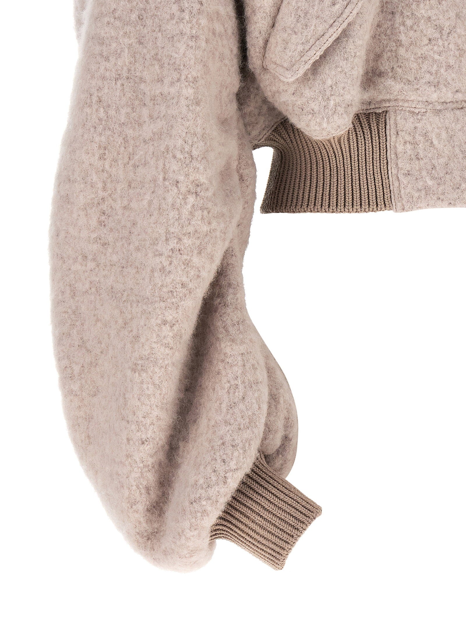Rick Owens Secchia Cropped Flight Bomber Jacket - view 4