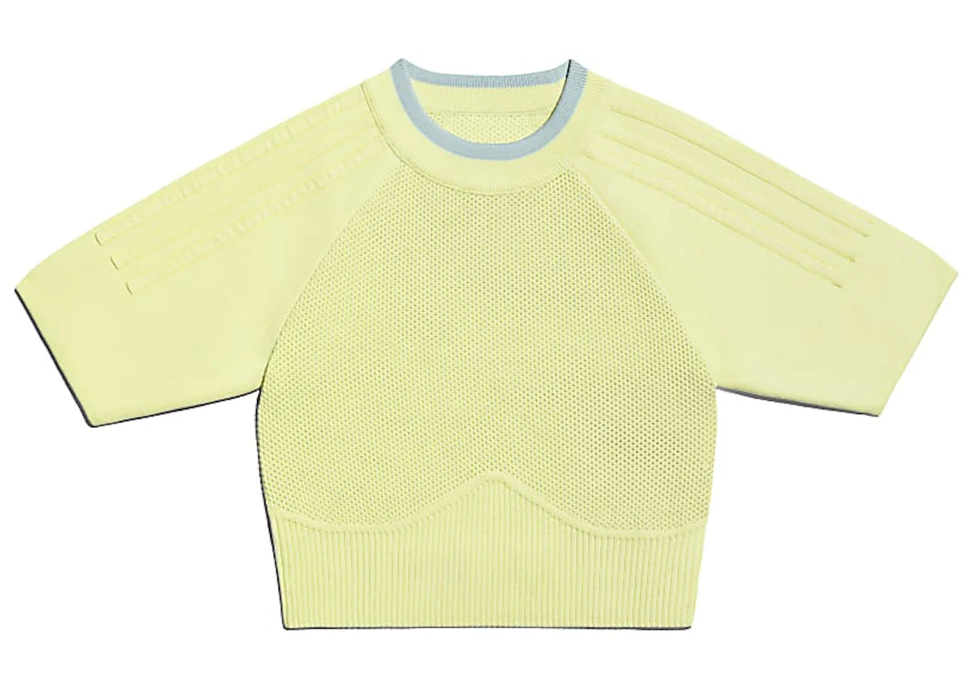 adidas Ivy Park Knit Crop Top Yellow Tint