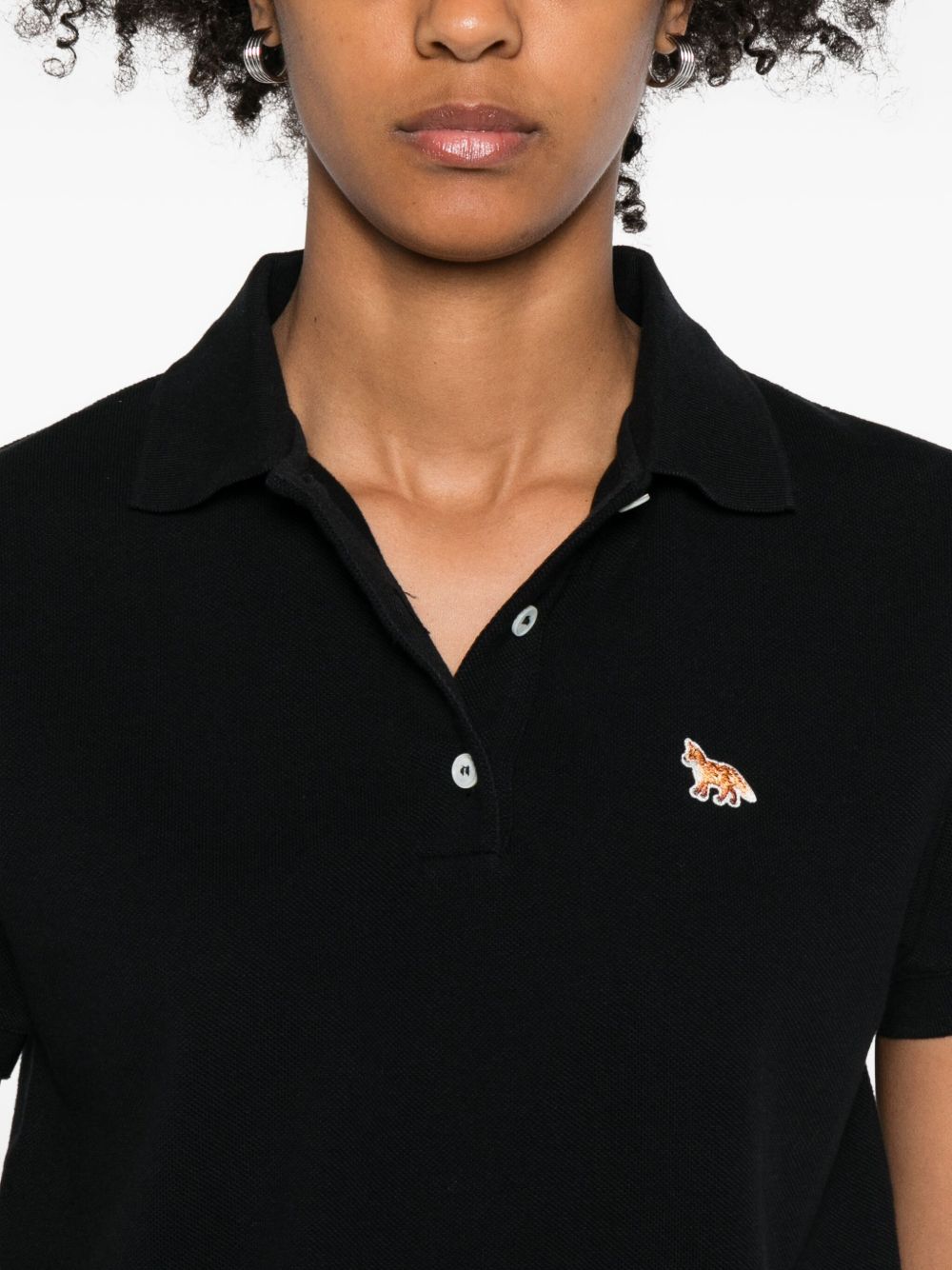 Maison Kitsuné Maison KitsunÃ© Baby Fox cotton polo shirt - view 2