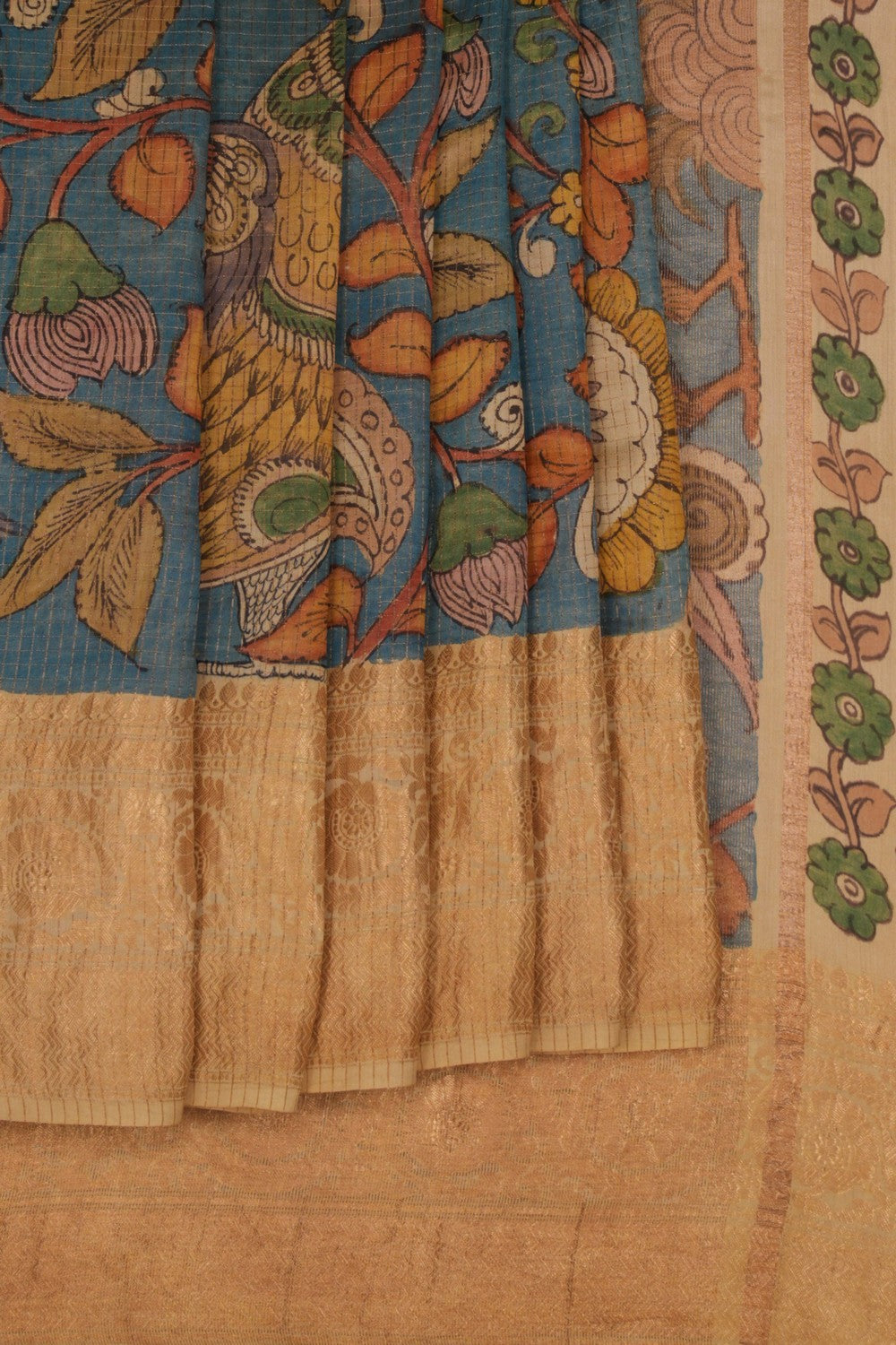 Kalanjali Kalamkari Hand-Painted Saree – Women's