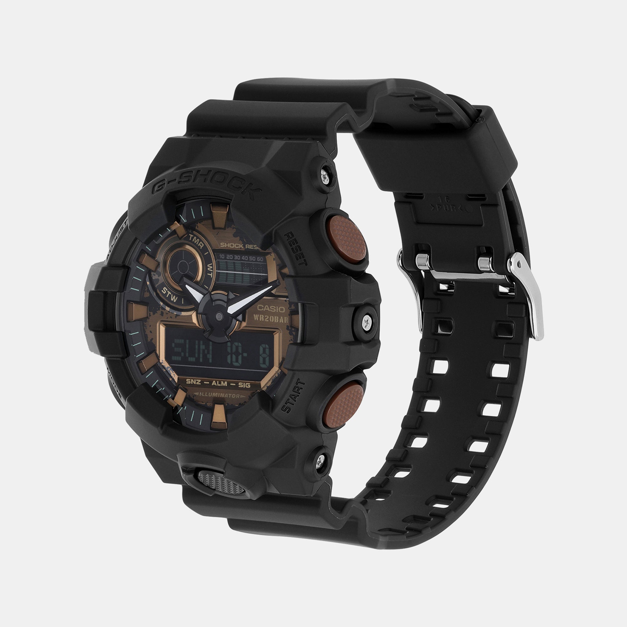 Casio G-Shock Men Quartz Black Dial Analog-Digital Resin Watch G1389 - view 2