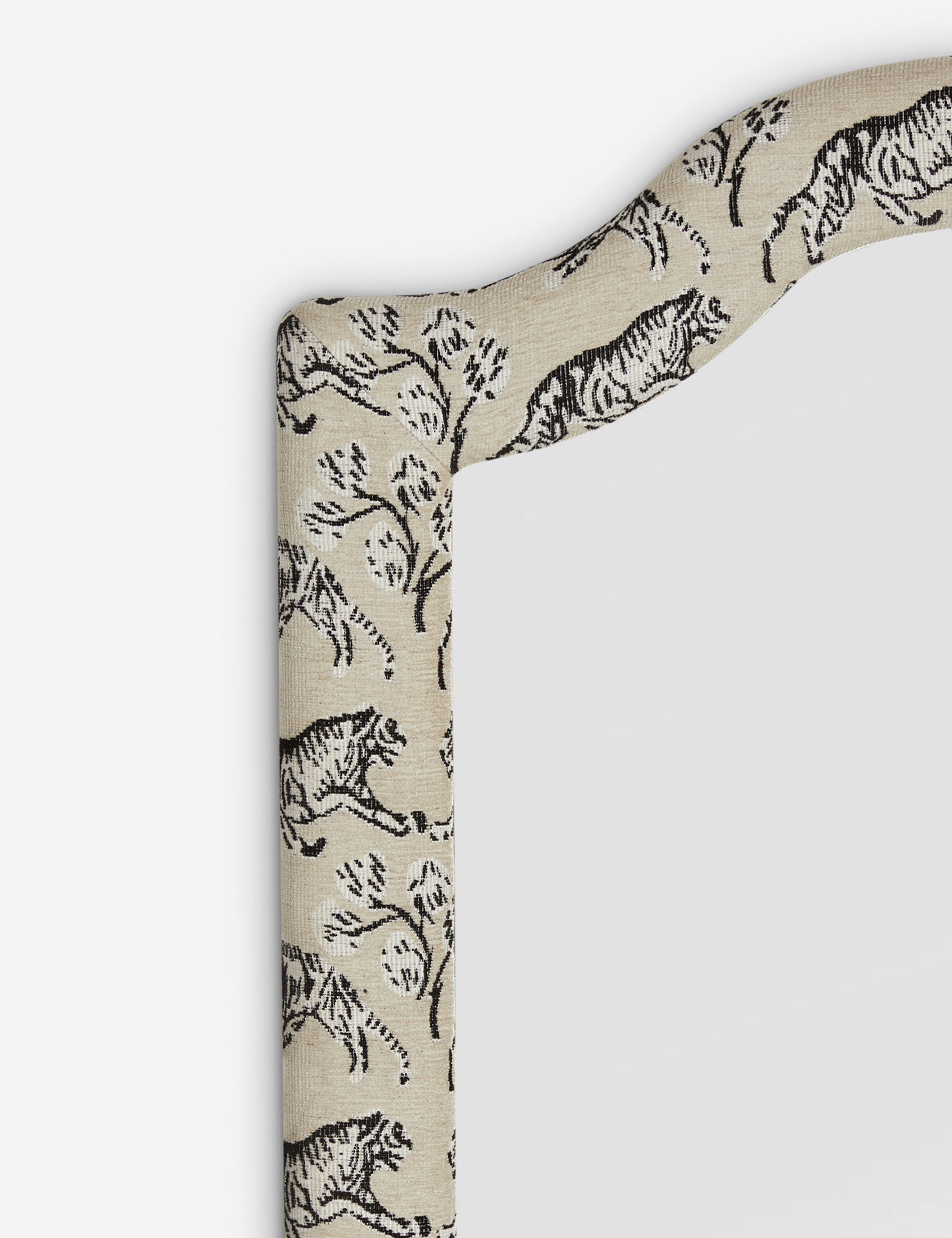 Lulu and Georgia Tiger Upholstered Full Length Mirror by Sarah Sherman Samuel - view 8