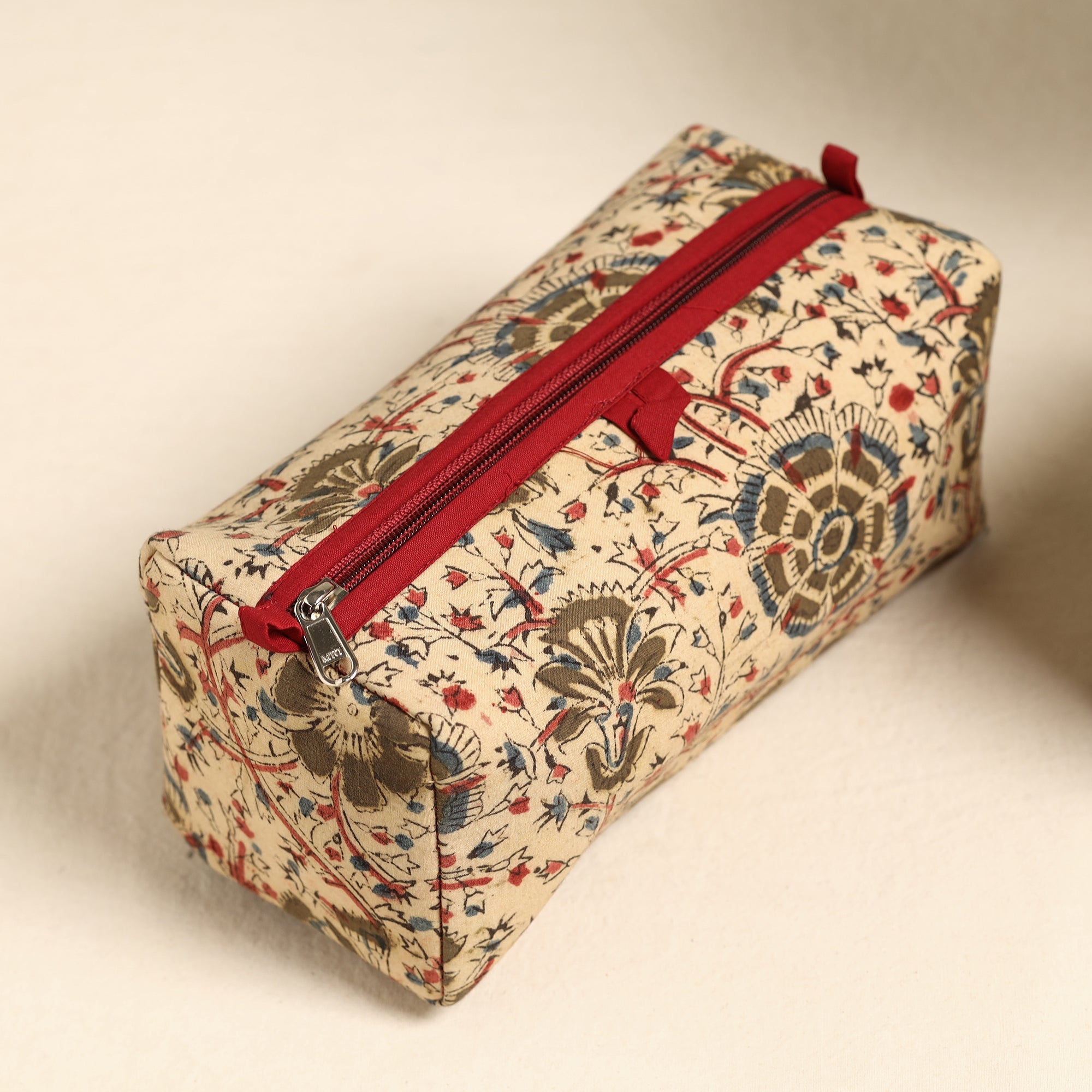 ITOKRI CRAFTS INITIATIVE Beige - Handmade Cotton Toiletry Bags (Set of 3) 100 - view 4
