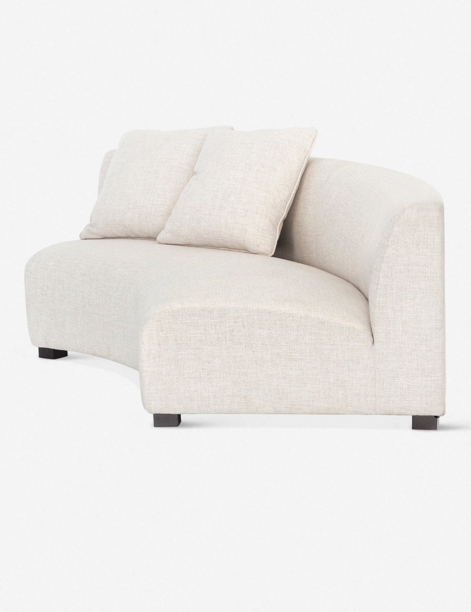 Lulu and Georgia Saban Curved Sofa - view 9
