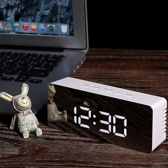 Roposo Clout Digital Smart Mirror Alarm Clock - view 5