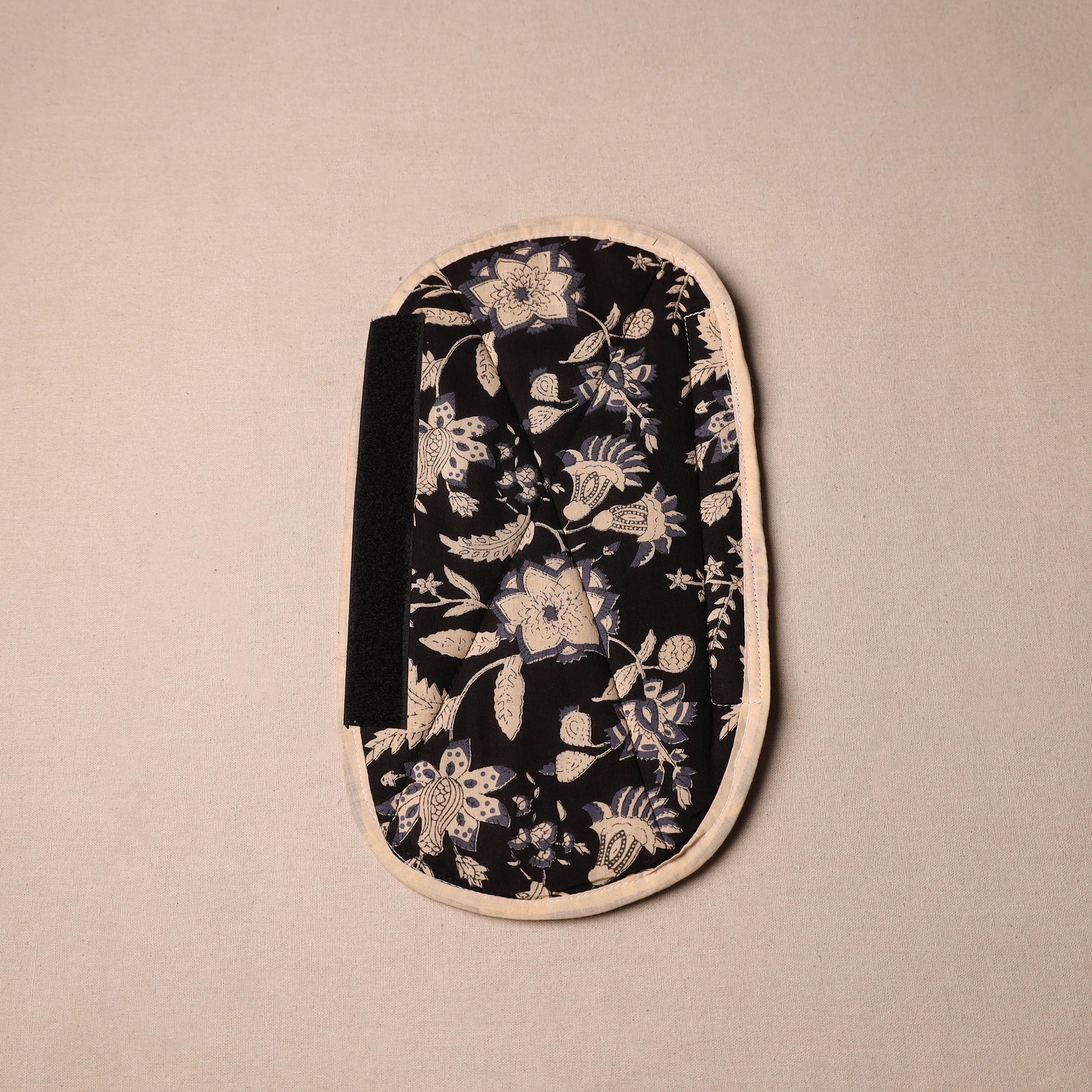 JALPARI Black - Handmade Cotton Fridge Handle Cover 05 - view 2