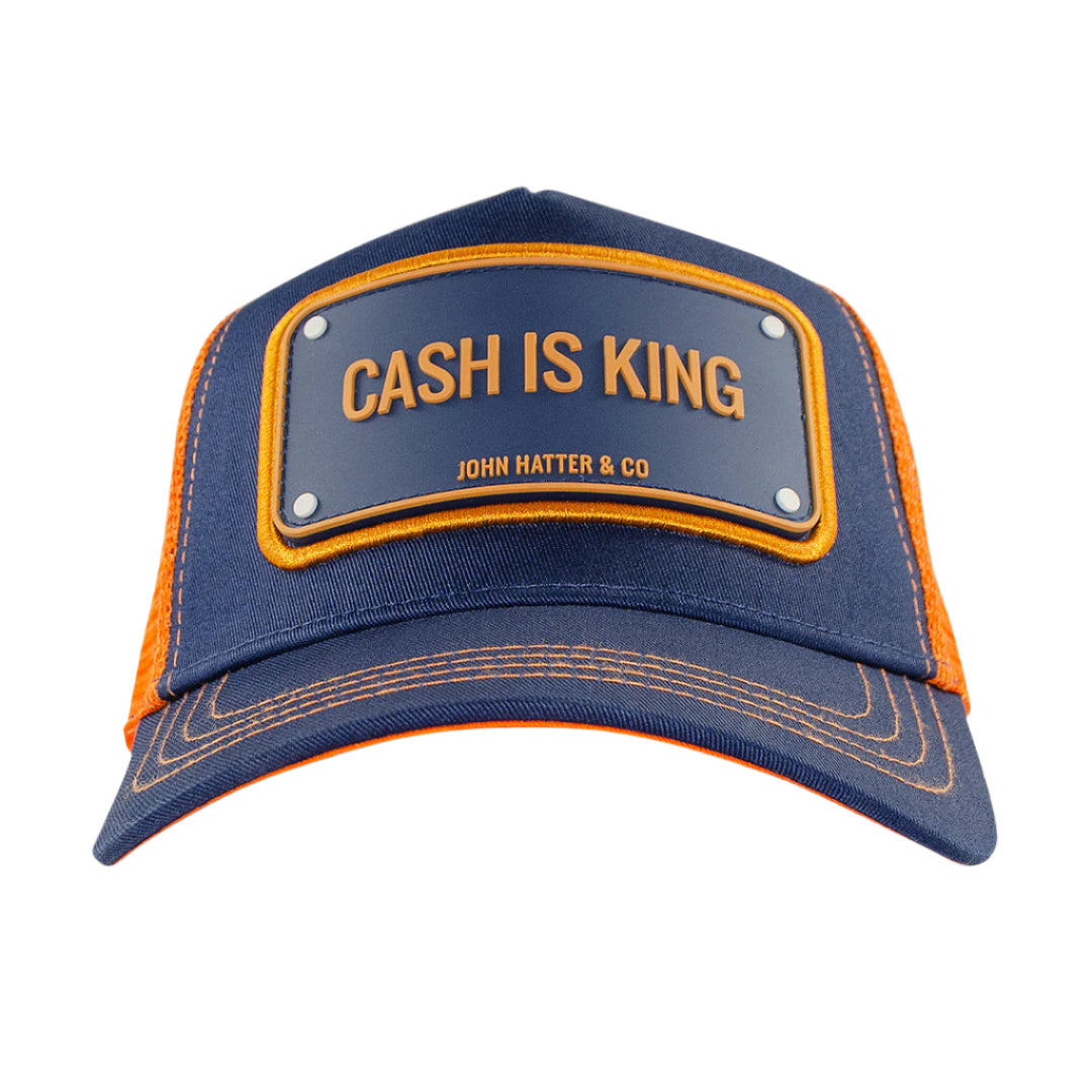 John Hatter & Co Cash is King Navy Trucker Cap