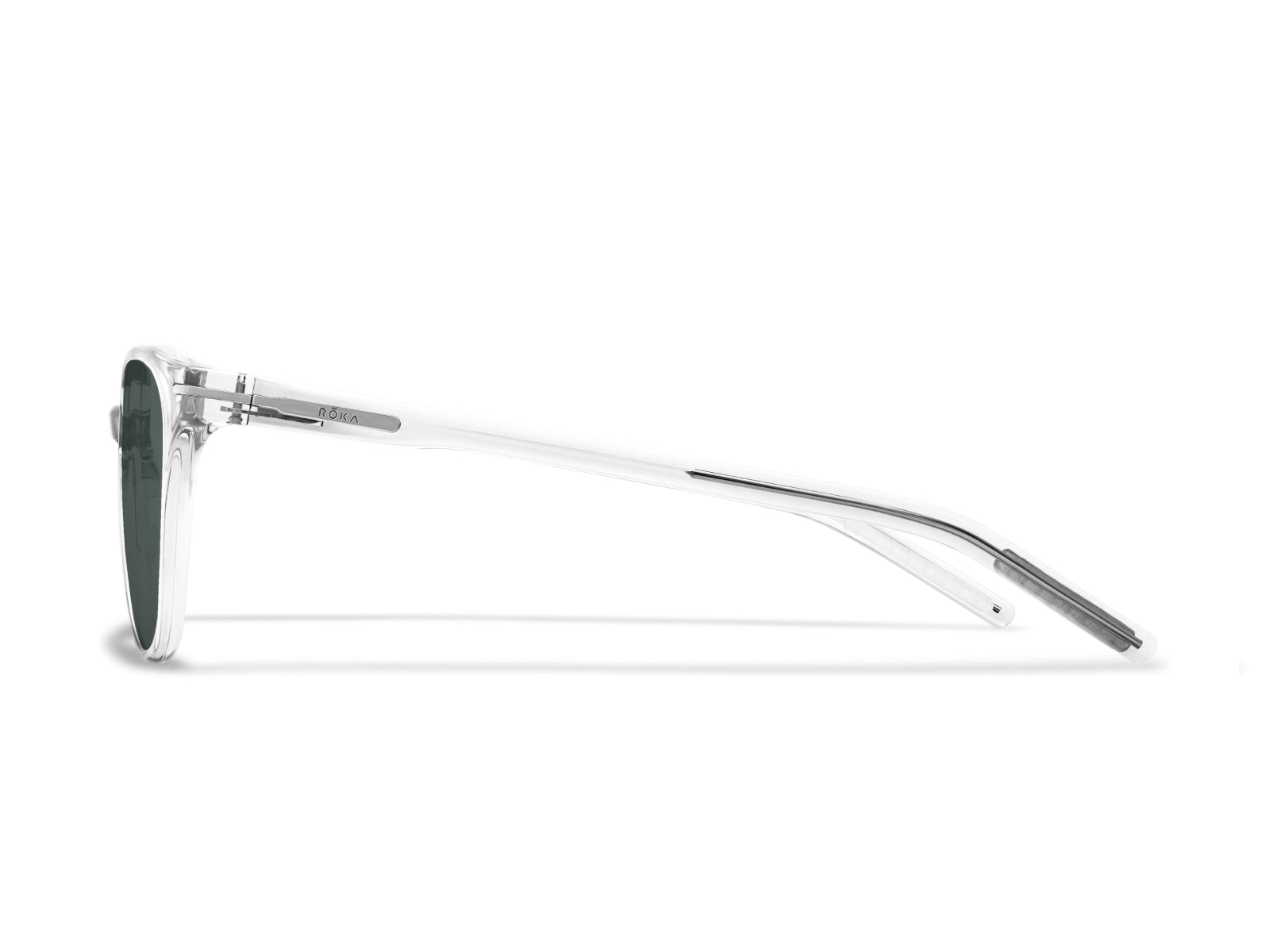 ROKA Lola 2.0 Sunglasses Outlet – Crystal Tahoe Frame - Dark Carbon (Polarized) Lens - view 42