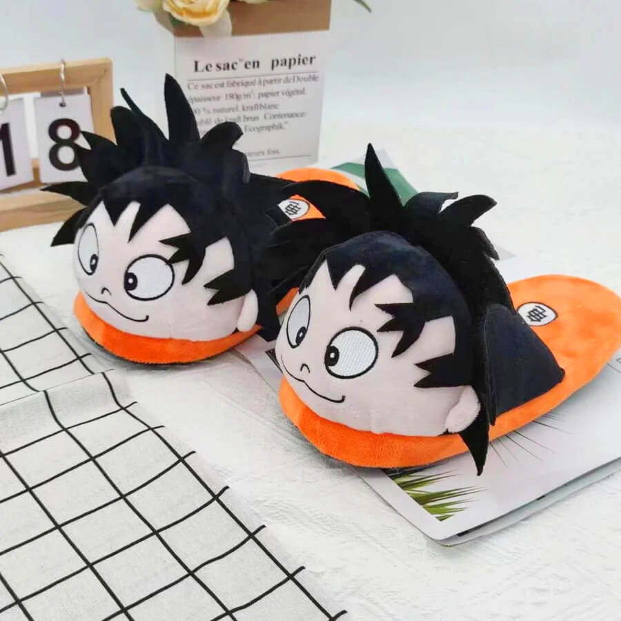 Big Daddy Gokku Plush Slippers
