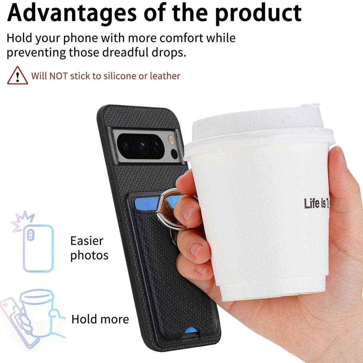 Million Cases Elite Wallet Guard Metal Bracket Case - Google - view 10