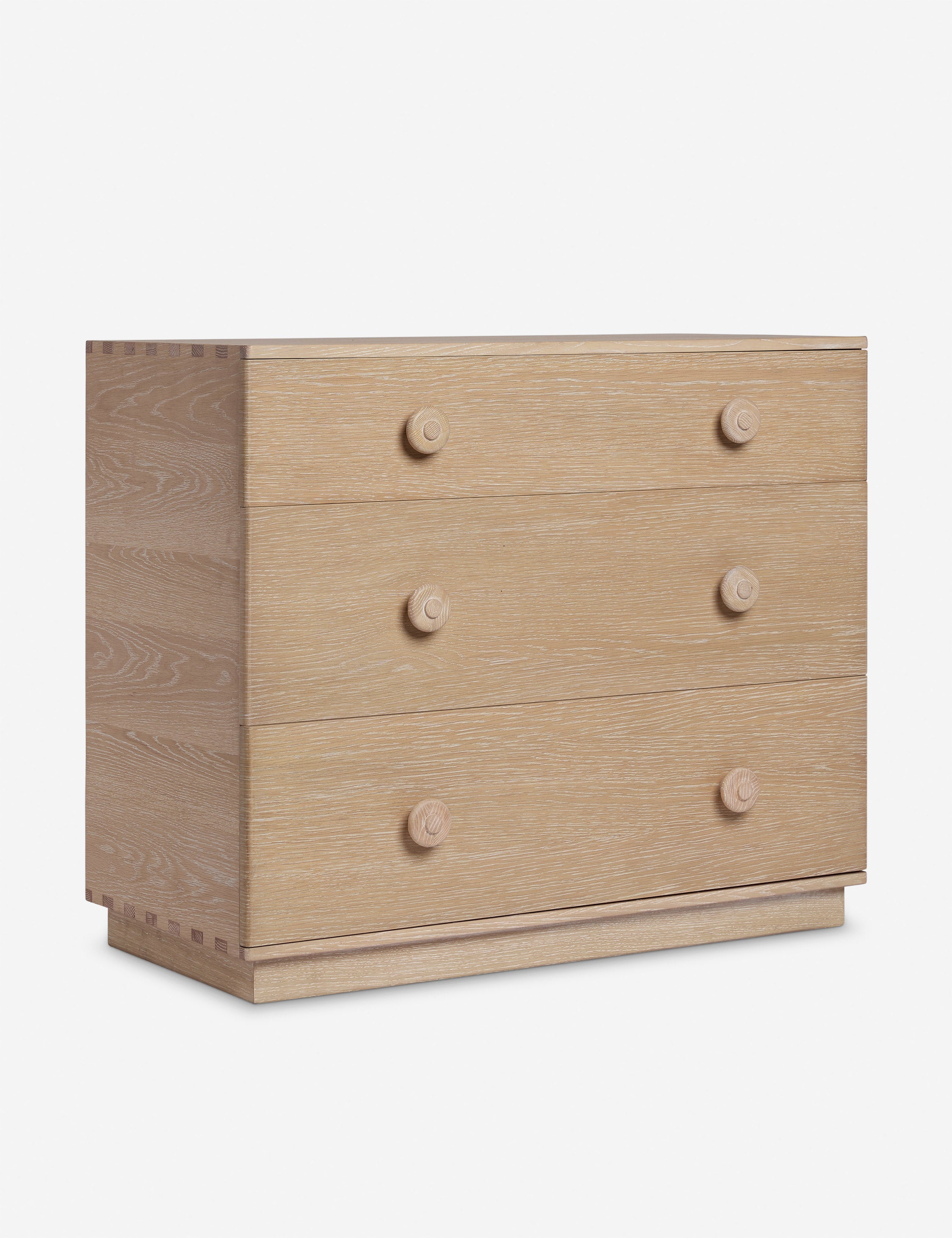 Lulu and Georgia Pickford 3-Drawer Dresser – White Wash - view 2