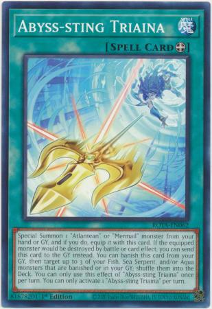 Yu-Gi-Oh! Abyss-sting Triaina - ROTA-EN062 - Common - 1st Edition