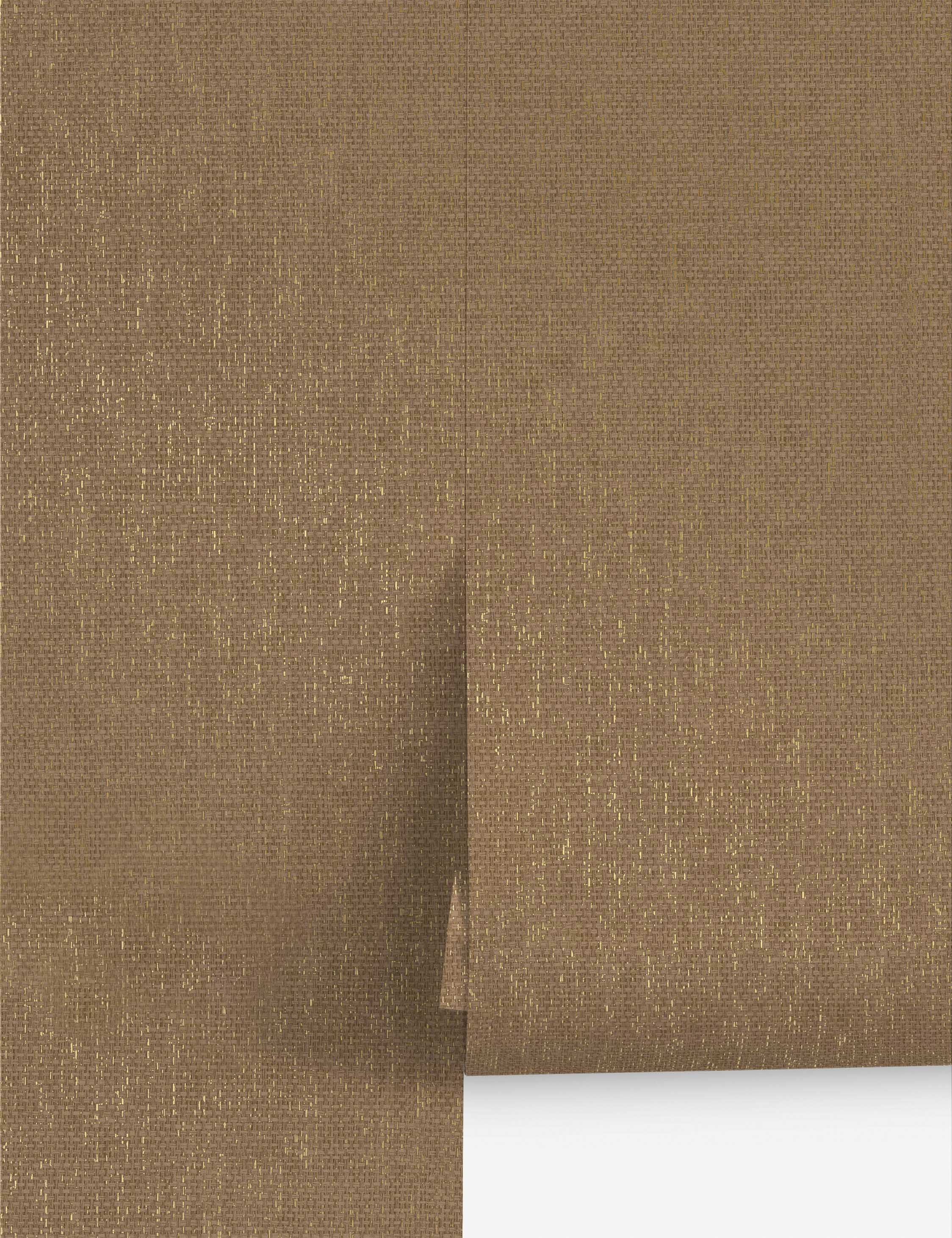 Lulu and Georgia Faux Grasscloth Primitivo Textured Peel + Stick Wallpaper by Jeremiah Brent - view 2