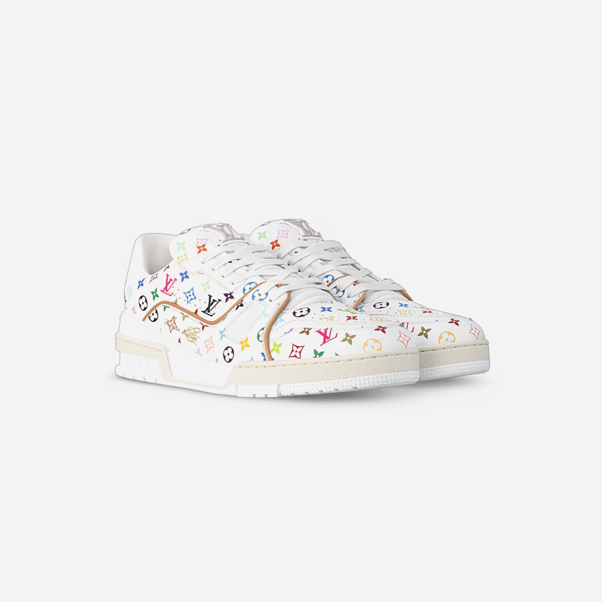 Louis Vuitton LV Trainer Takashi Murakami White - view 2