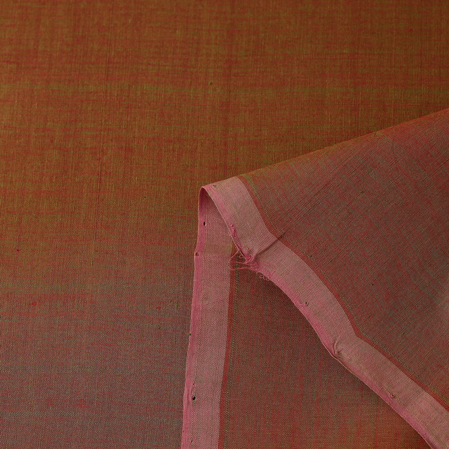 SOUTH KARGHA Brown - Original Mangalagiri Handloom Cotton Fabric - view 2