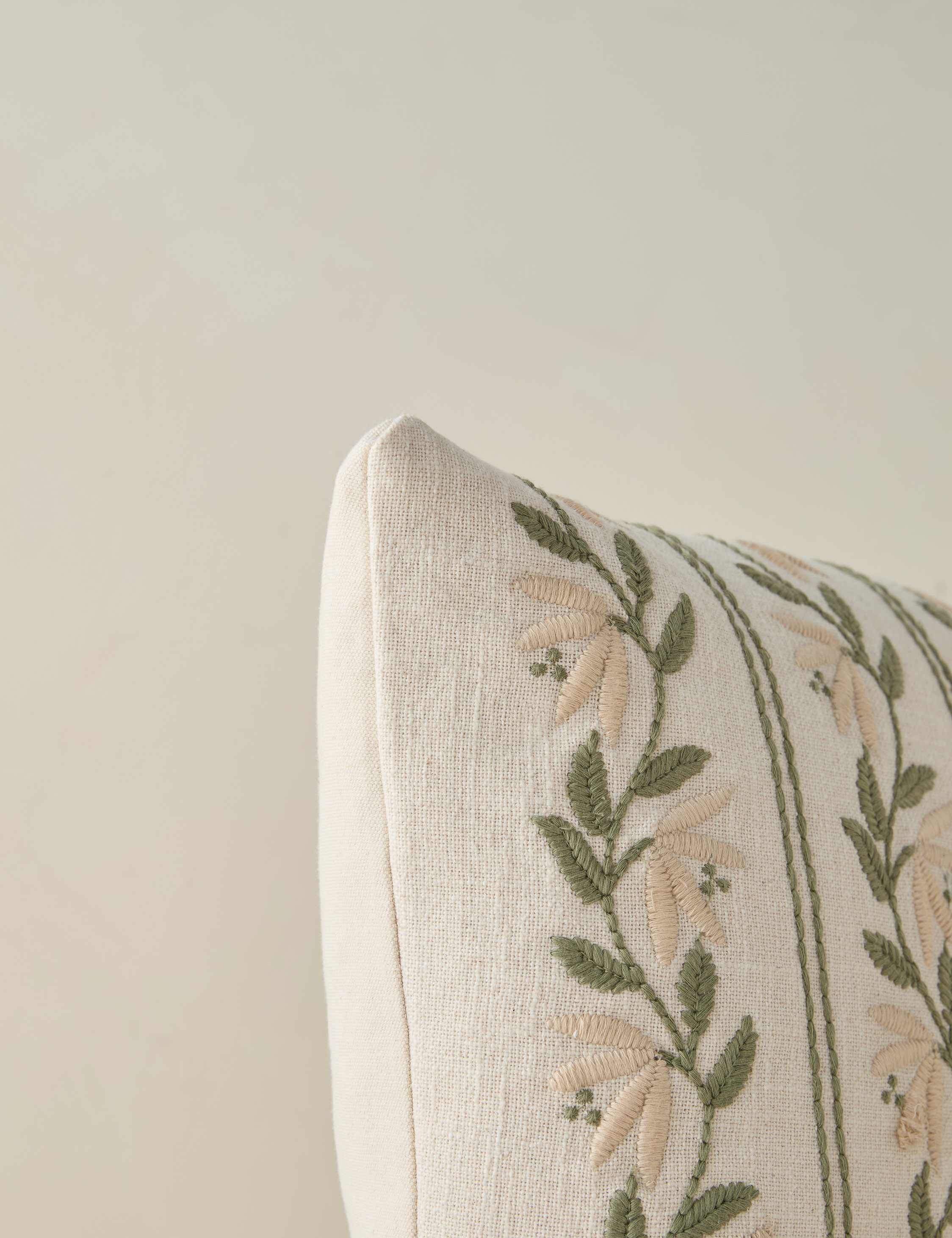 Lulu and Georgia Tremaine Embroidered Pillow - view 10