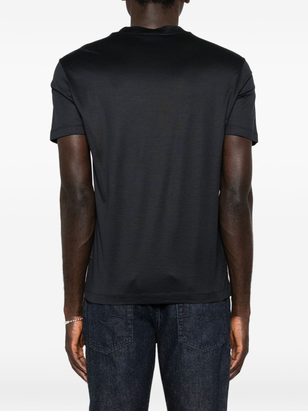 Emporio Armani Cotton t-shirt – 70% Lyocell, 30% Cotton - view 2