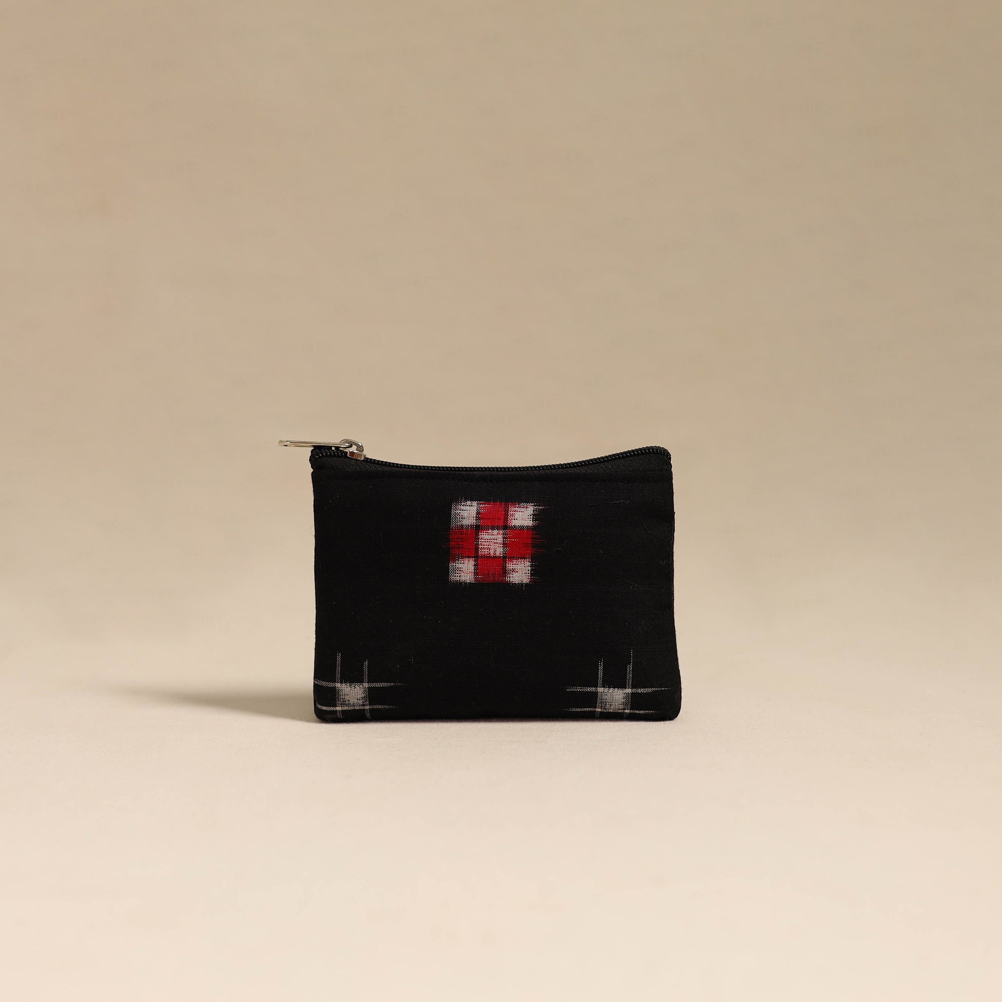 NOORI BAZAR Black - Handmade Quilted Cotton Coin Pouch 24