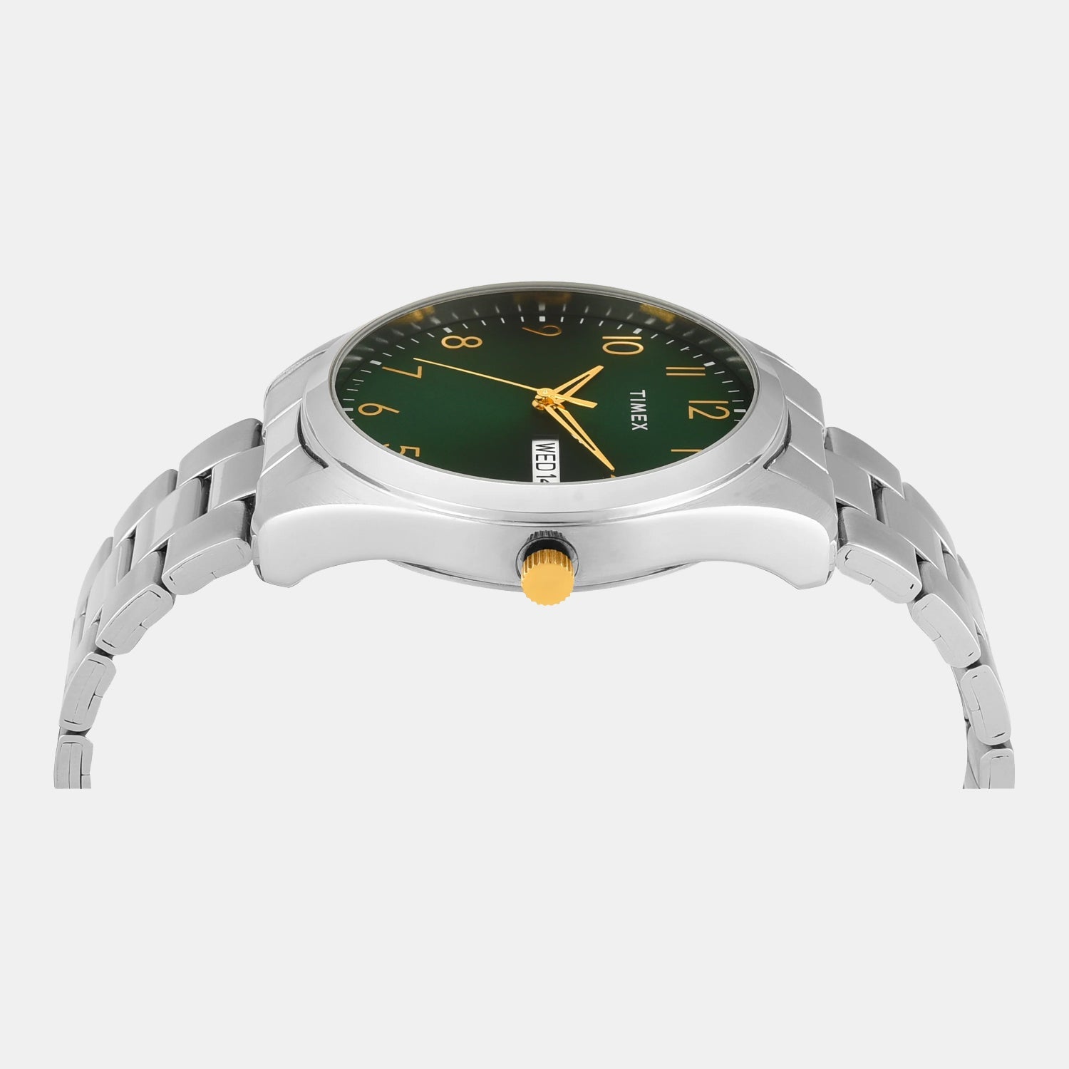 Timex Fashion Men Quartz Green Dial Analog Stainless Steel Watch TWTG10421 - view 3