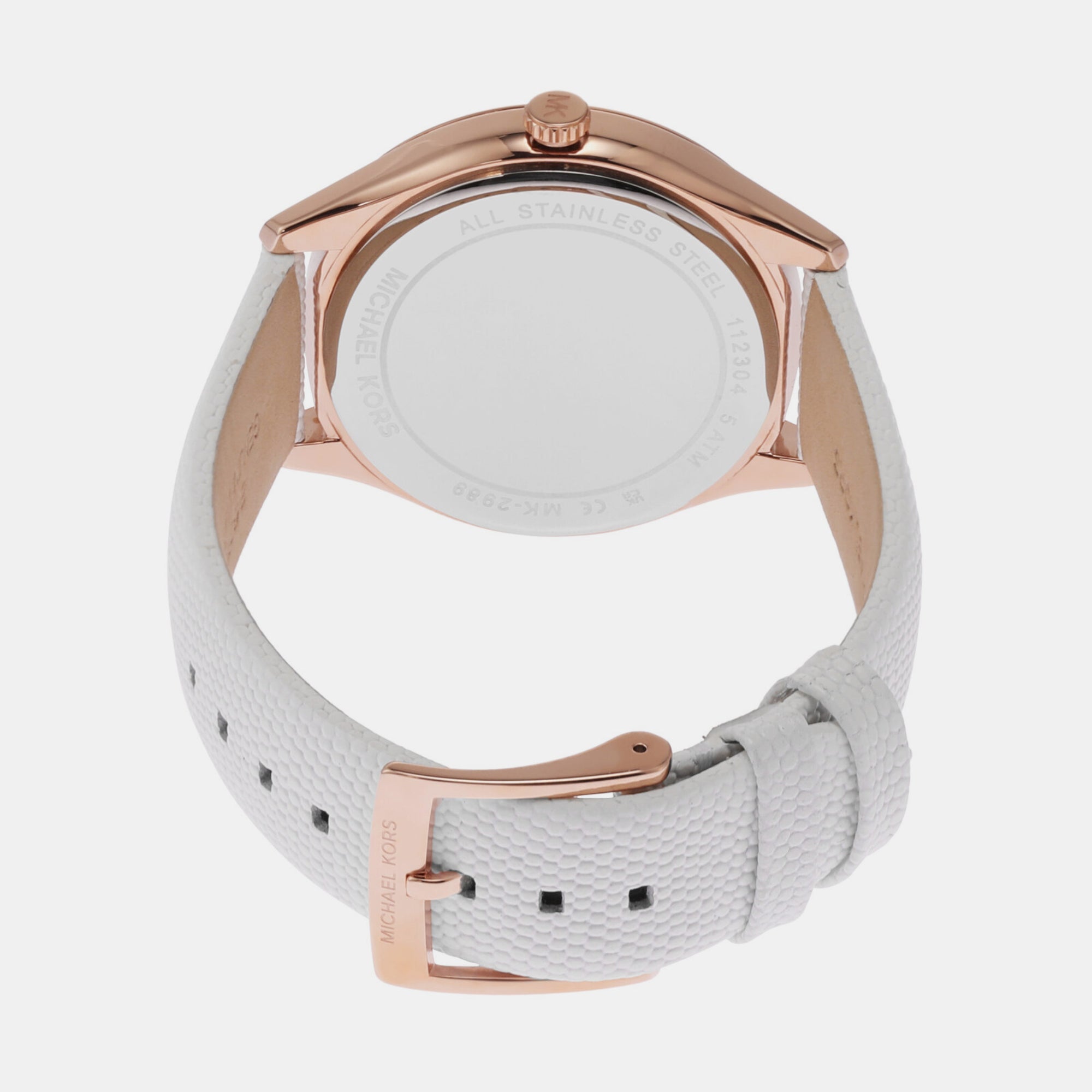 Michael Kors Harlowe Women Quartz Rose Gold Dial Analog Leather Watch MK2989 - view 2