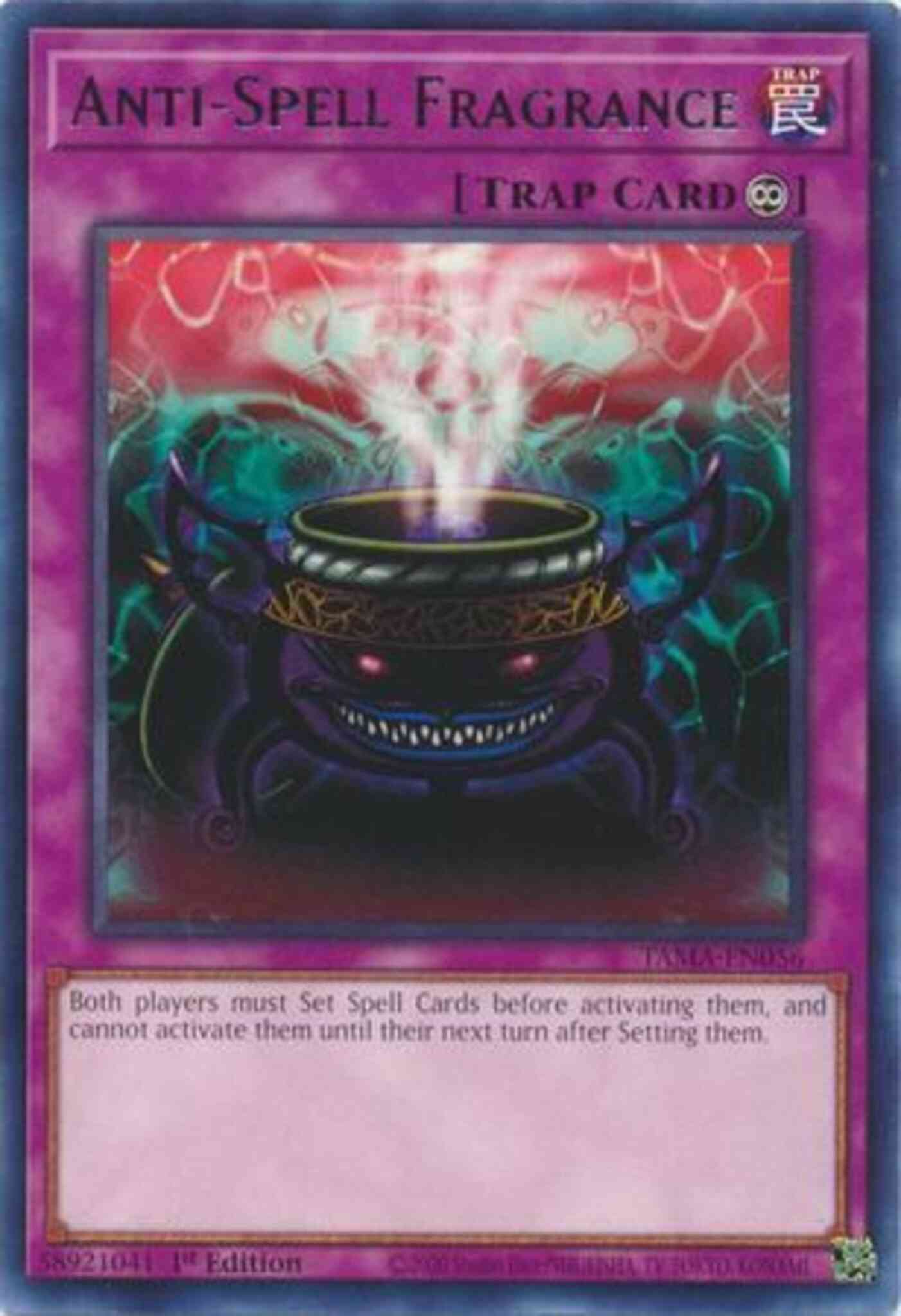 Yu-Gi-Oh! Anti-Spell Fragrance - TAMA-EN056 - Rare - 1st Edition