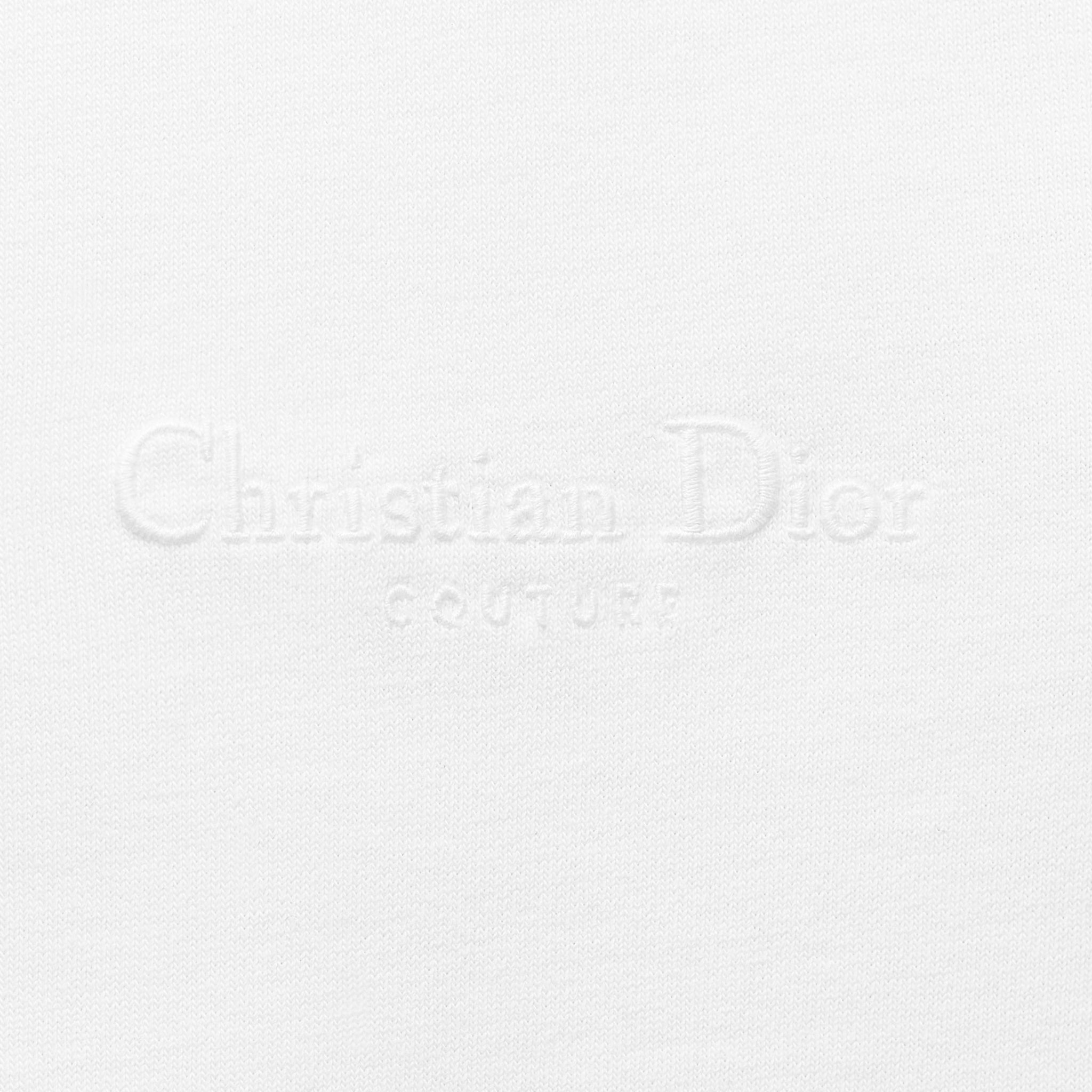 Dior 'Christian Dior Couture' Chest Logo Relaxed Fit T Shirt White - view 6