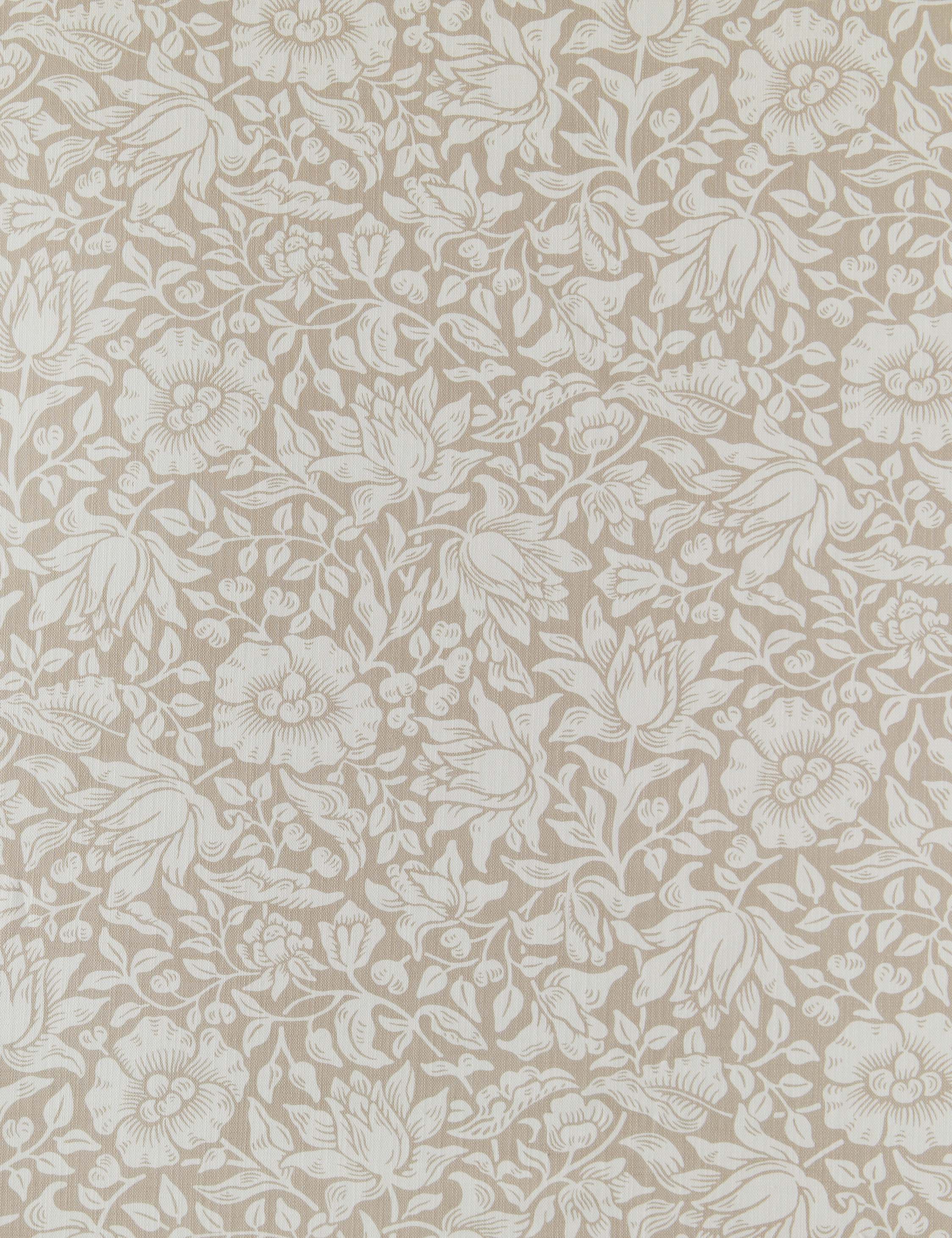 Lulu and Georgia Mallow Cotton / Linen Blend Fabric by Morris & Co. - view 2