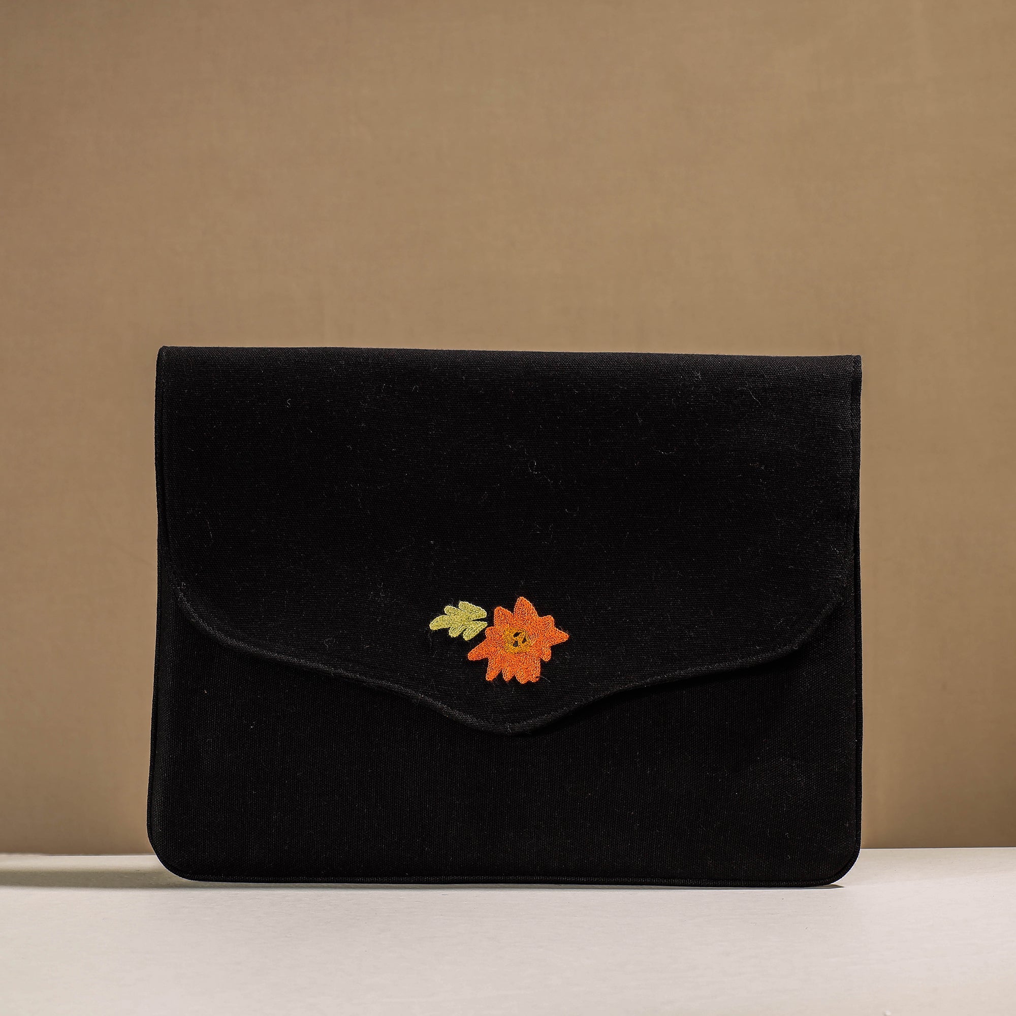 ITOKRI CRAFTS INITIATIVE Aari Hand Embroidery Cotton Duck IPad Sleeve (10 x 13 in) - view 2
