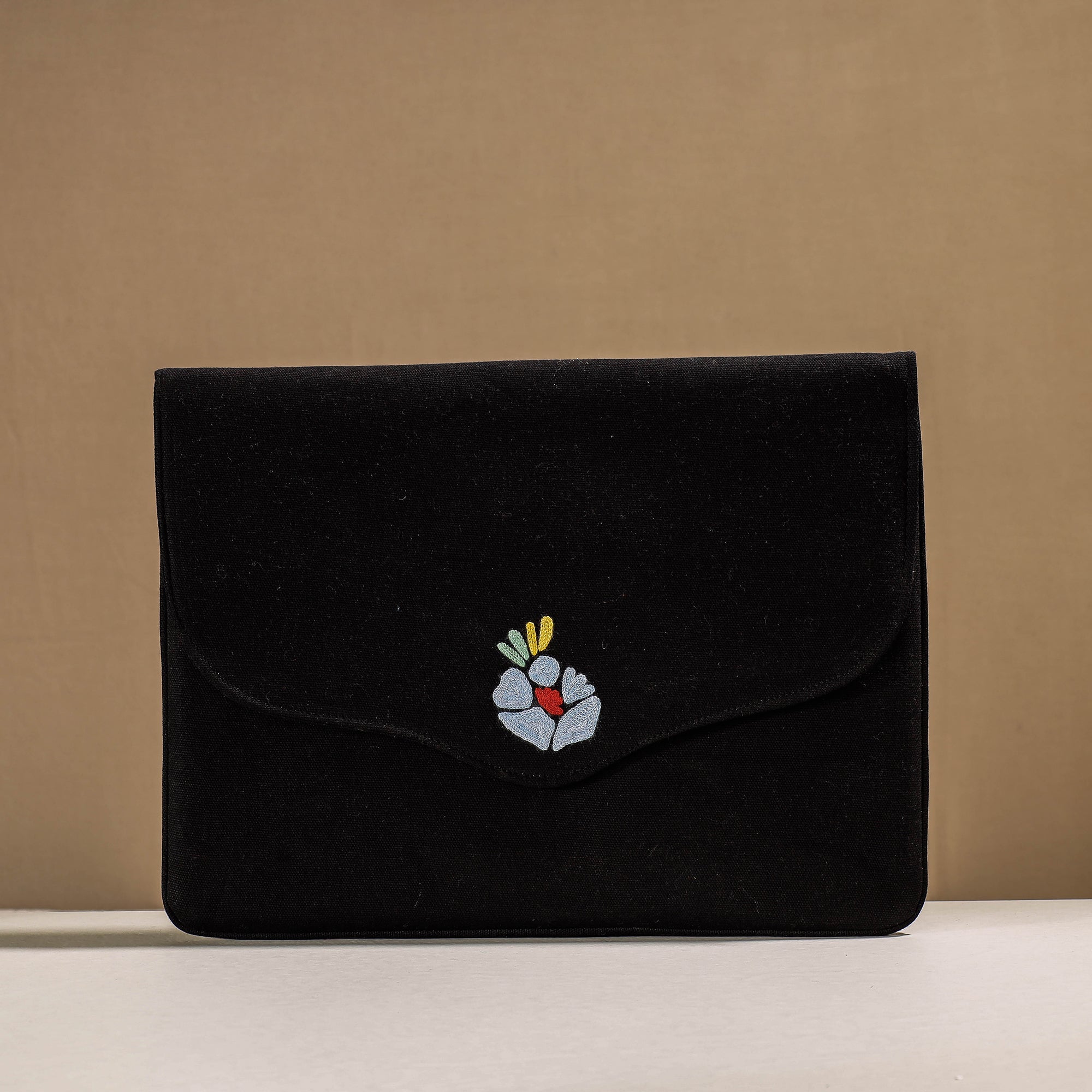 ITOKRI CRAFTS INITIATIVE Aari Hand Embroidery Cotton Duck IPad Sleeve (10 x 13 in) - view 2