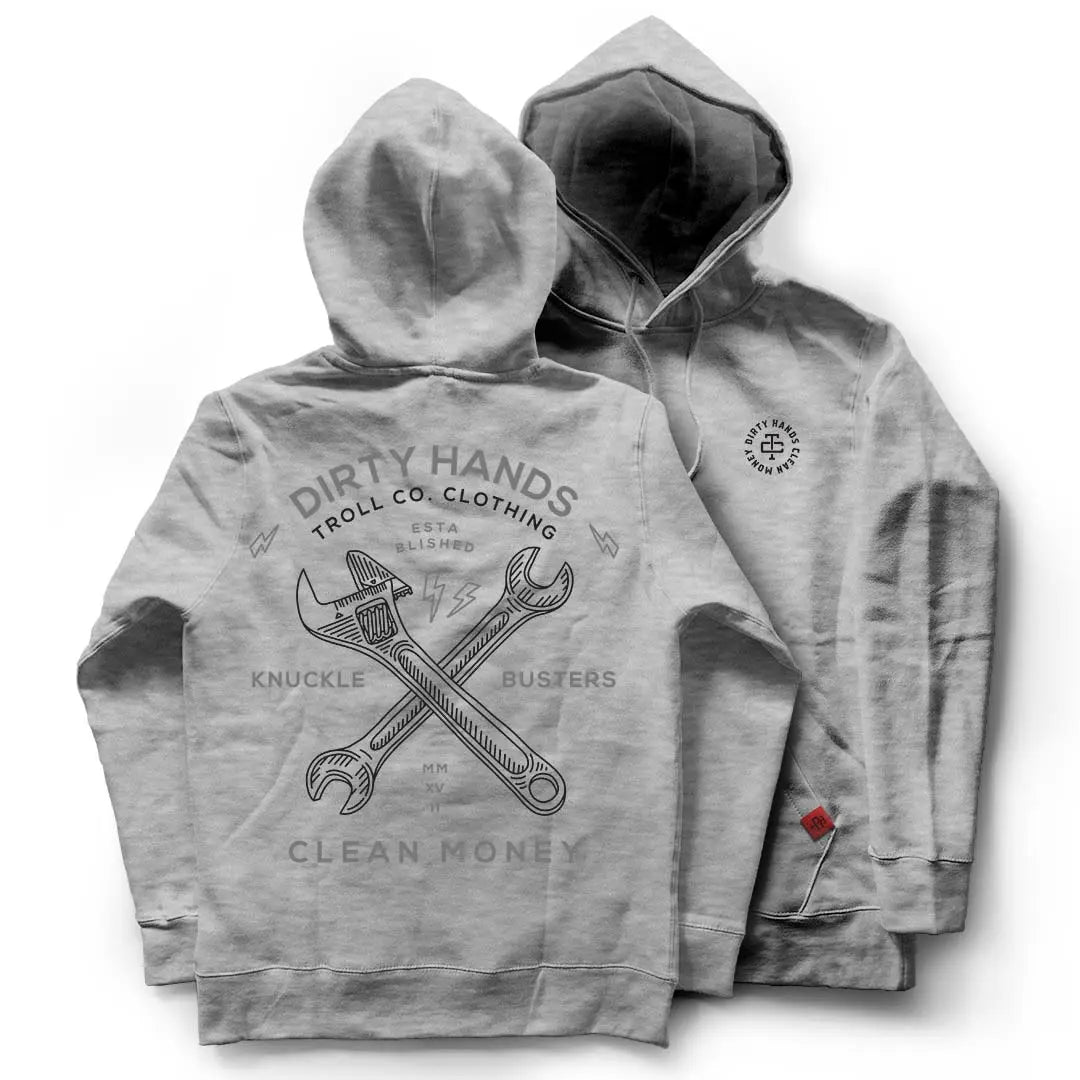 Radial Twisting Wrenches Hoodie – Nickel