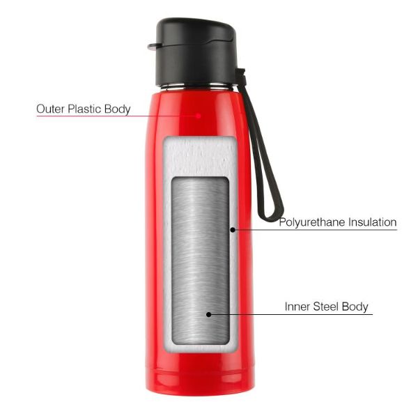 Cello Puro Steel-X Cooper 600 Water Bottle, 630ml - view 10
