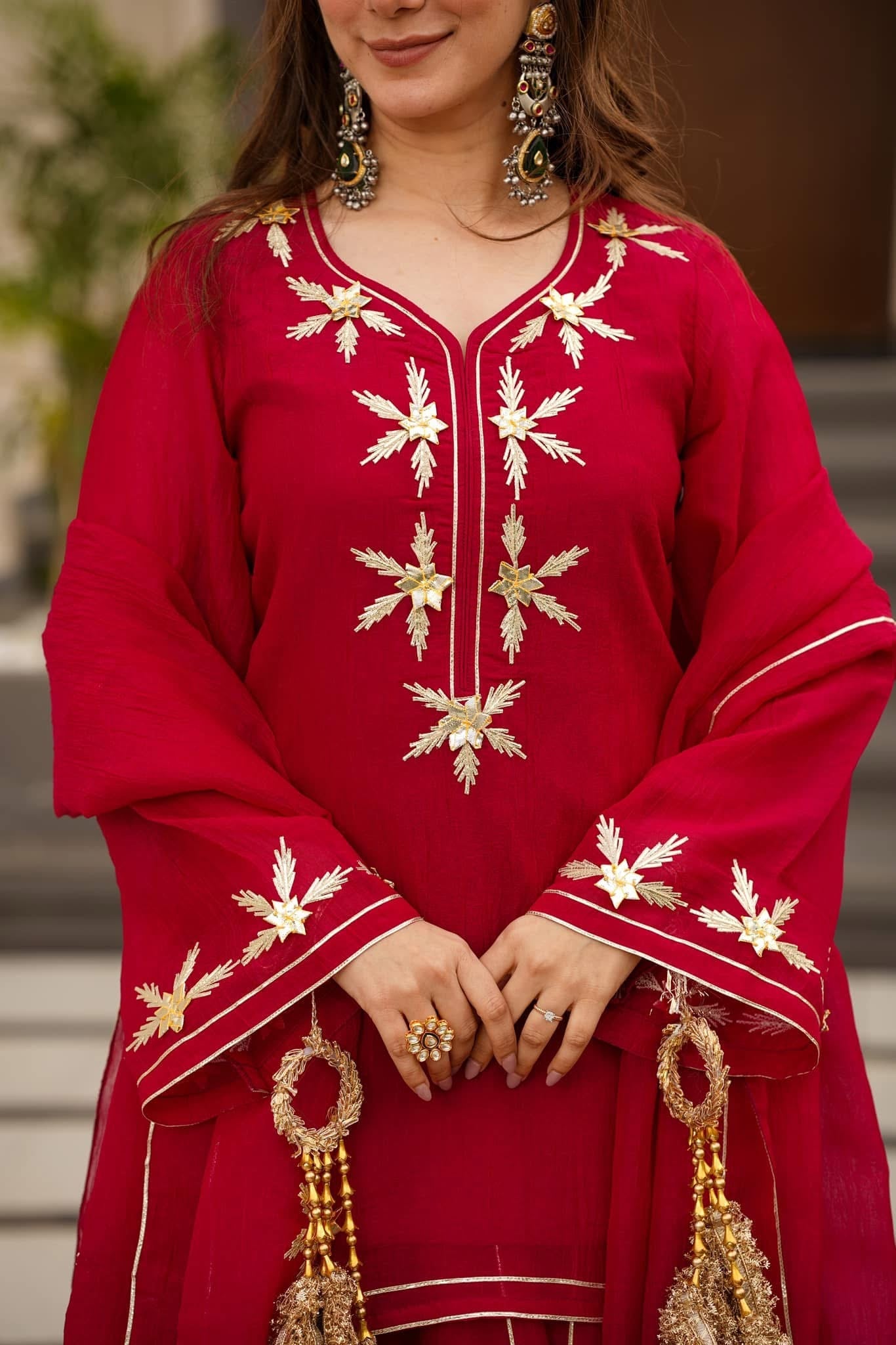 Idaho0 Heavenly aura kurta palazzo set - view 2