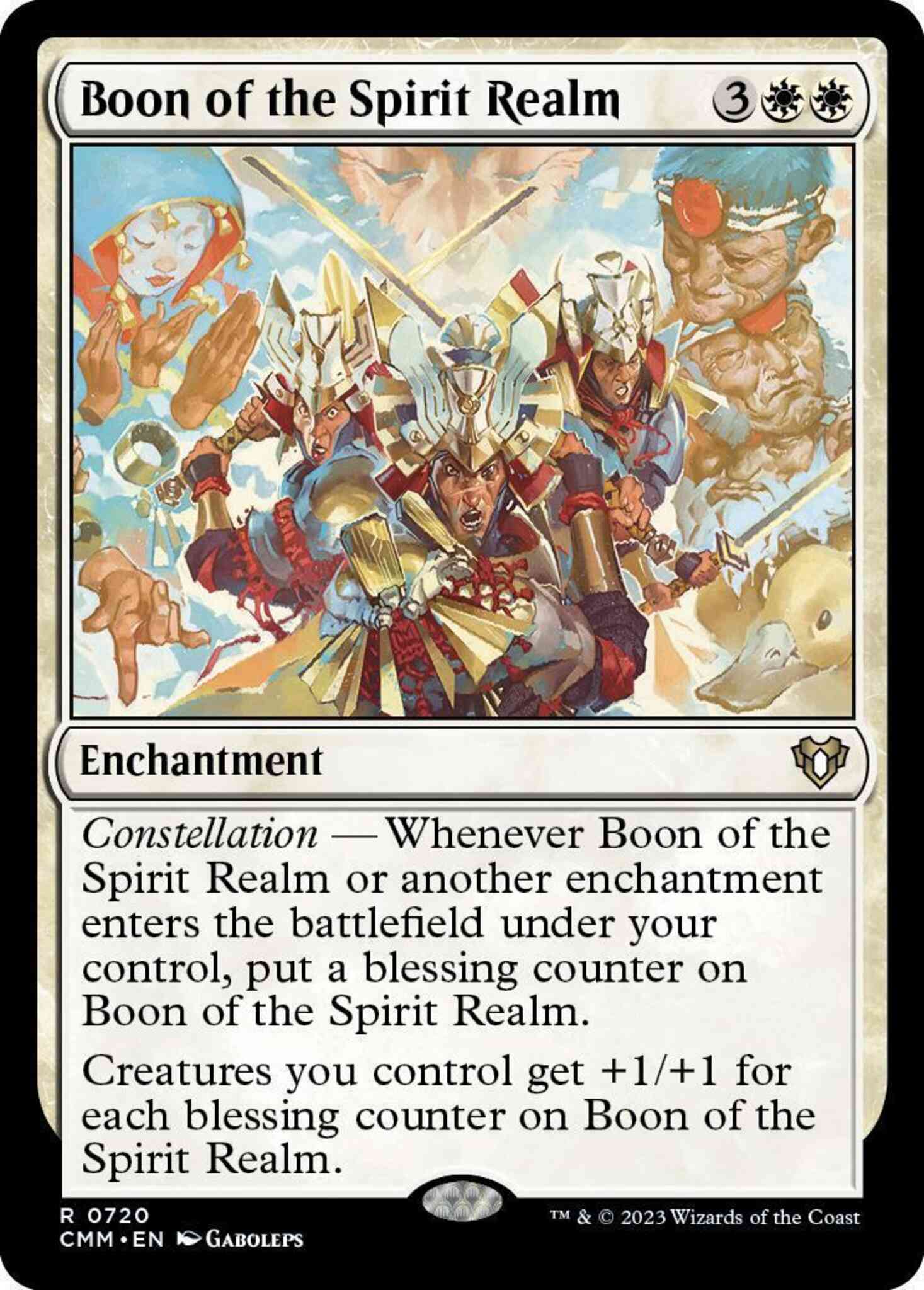 Spirit realm 720 – Magic Boon of the Spirit Realm [720] [Commander Masters] [Non-Foil]