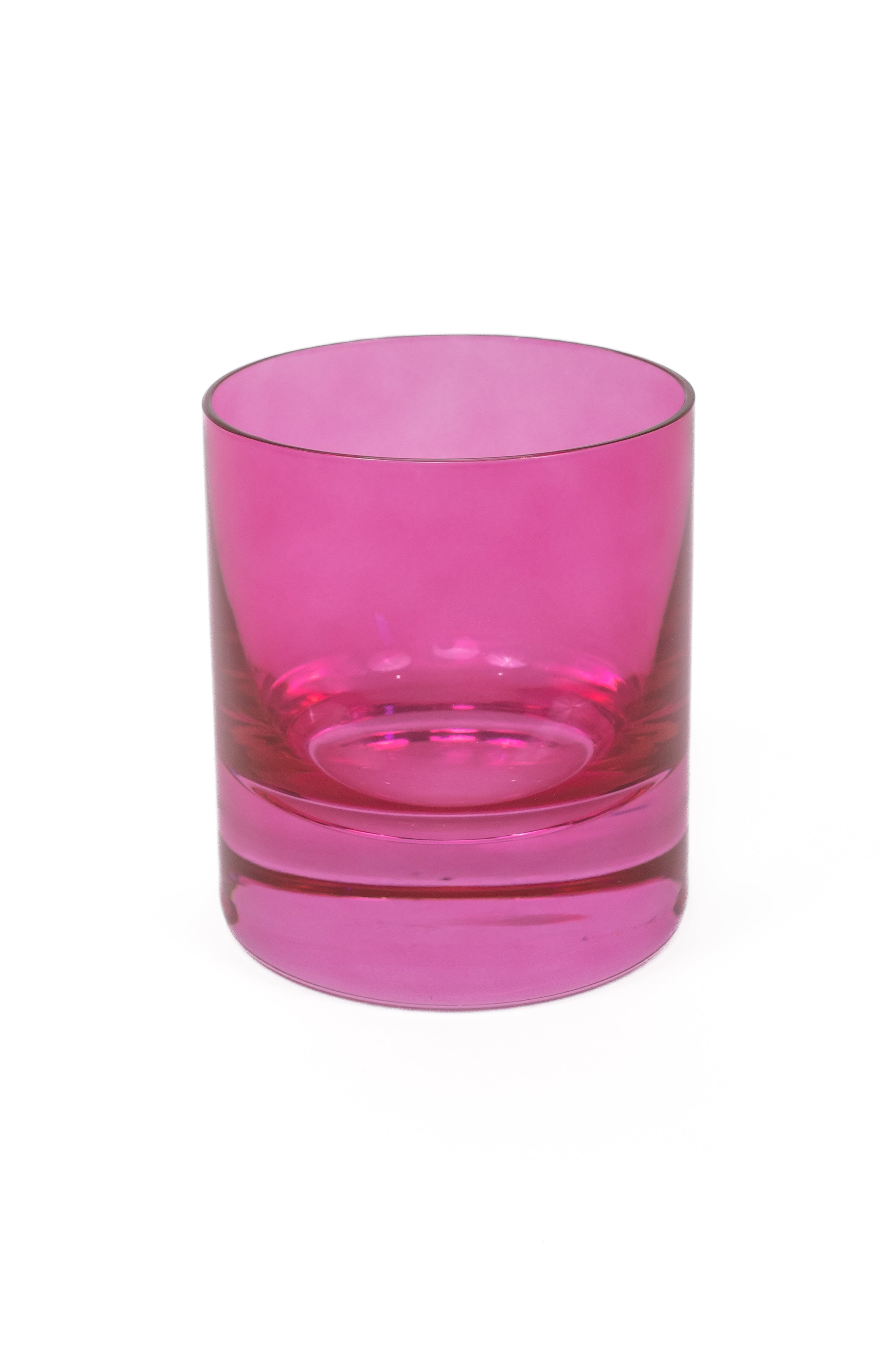 Estelle Colored Glass Estelle Colored Rocks Glass - Set of 2 {Fuchsia} - view 8