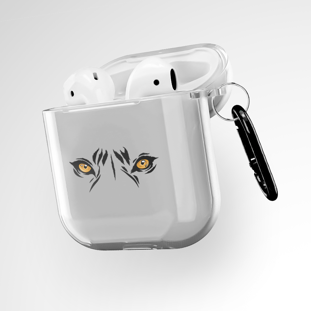 Cover It Up Leopard Eyes Clear Airpods 1st Gen Case Covers - view 3